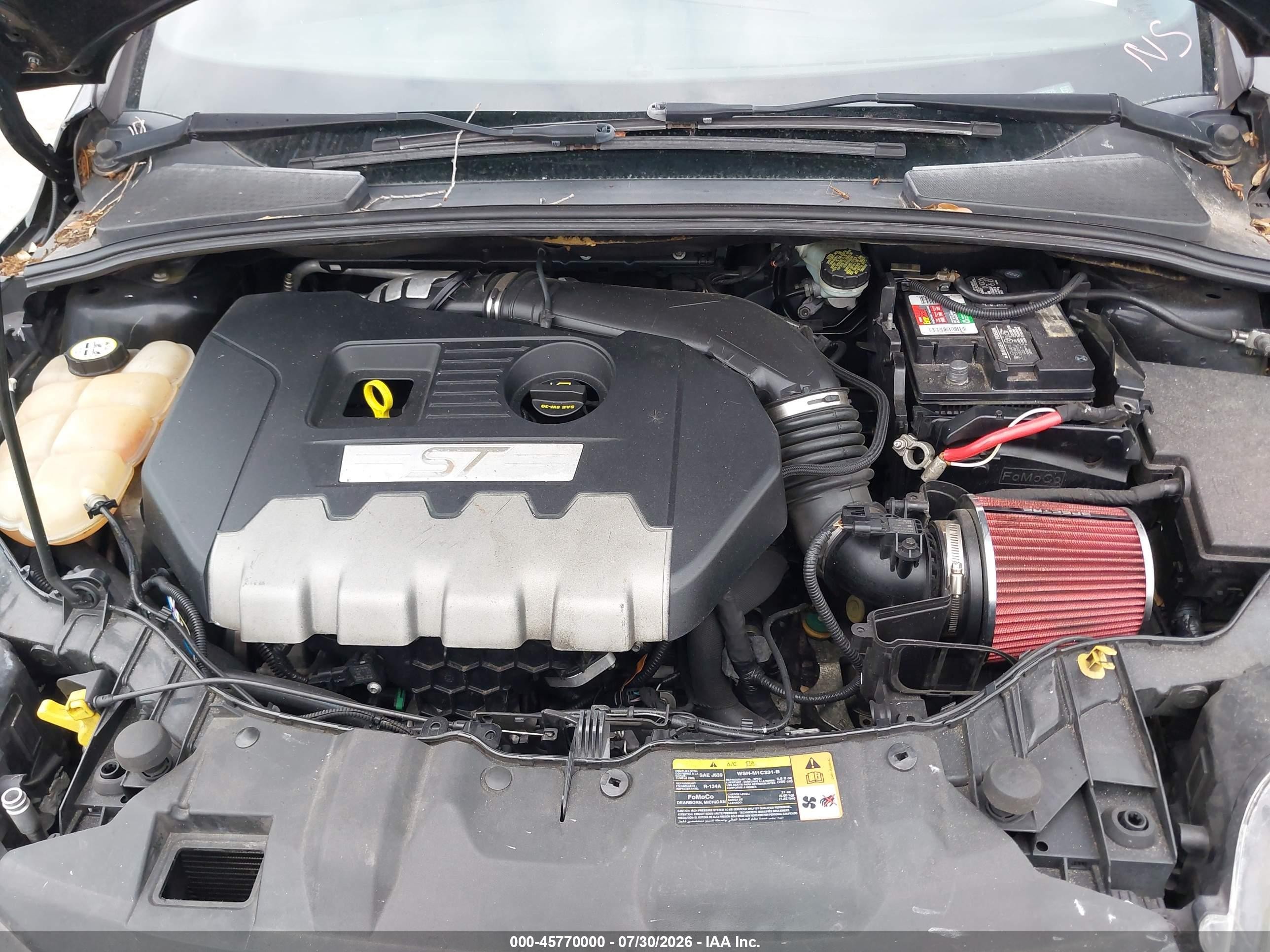 2014 Ford Focus St   Black vin: 1FADP3L95EL227625