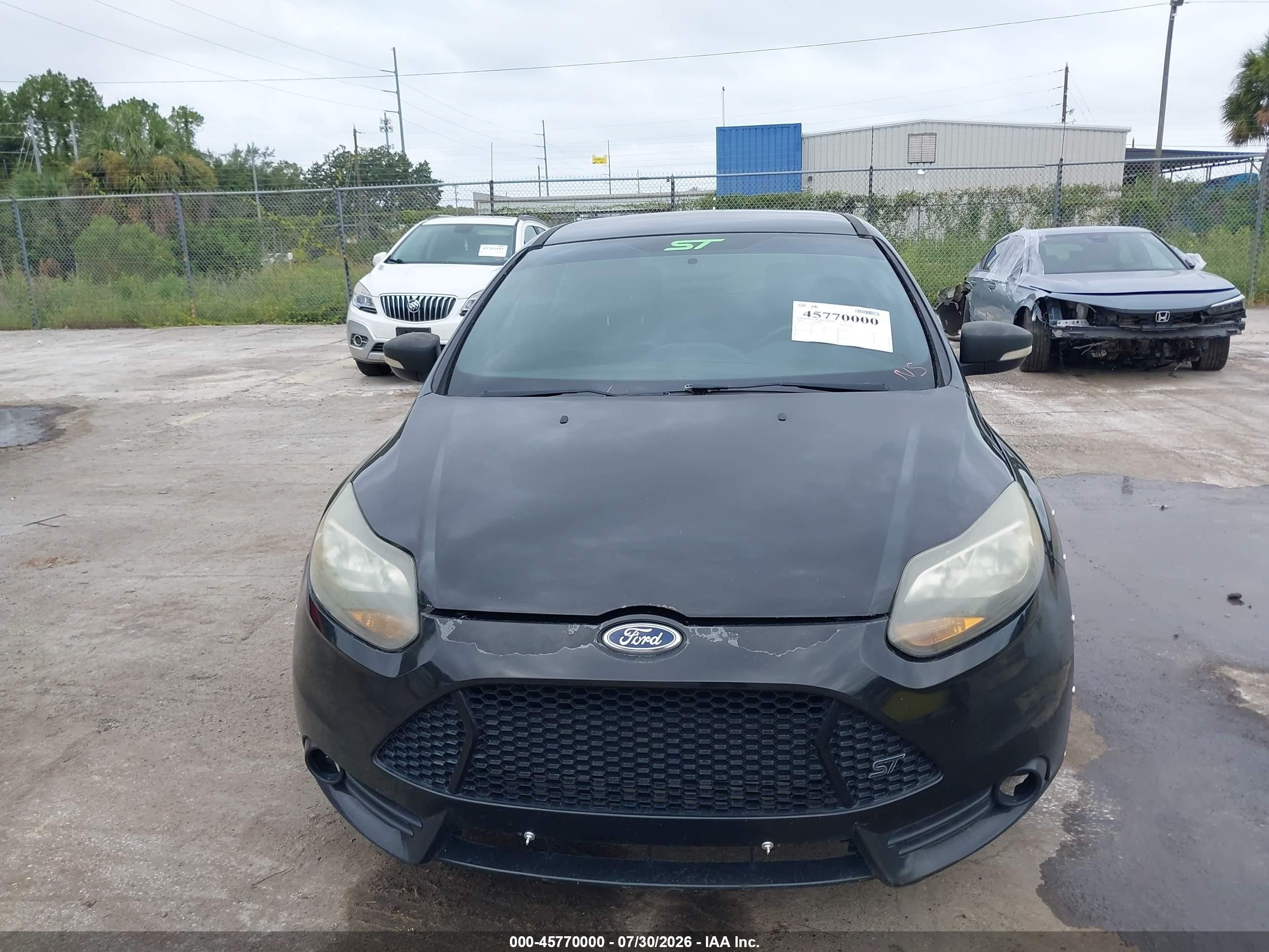 2014 Ford Focus St   Black vin: 1FADP3L95EL227625