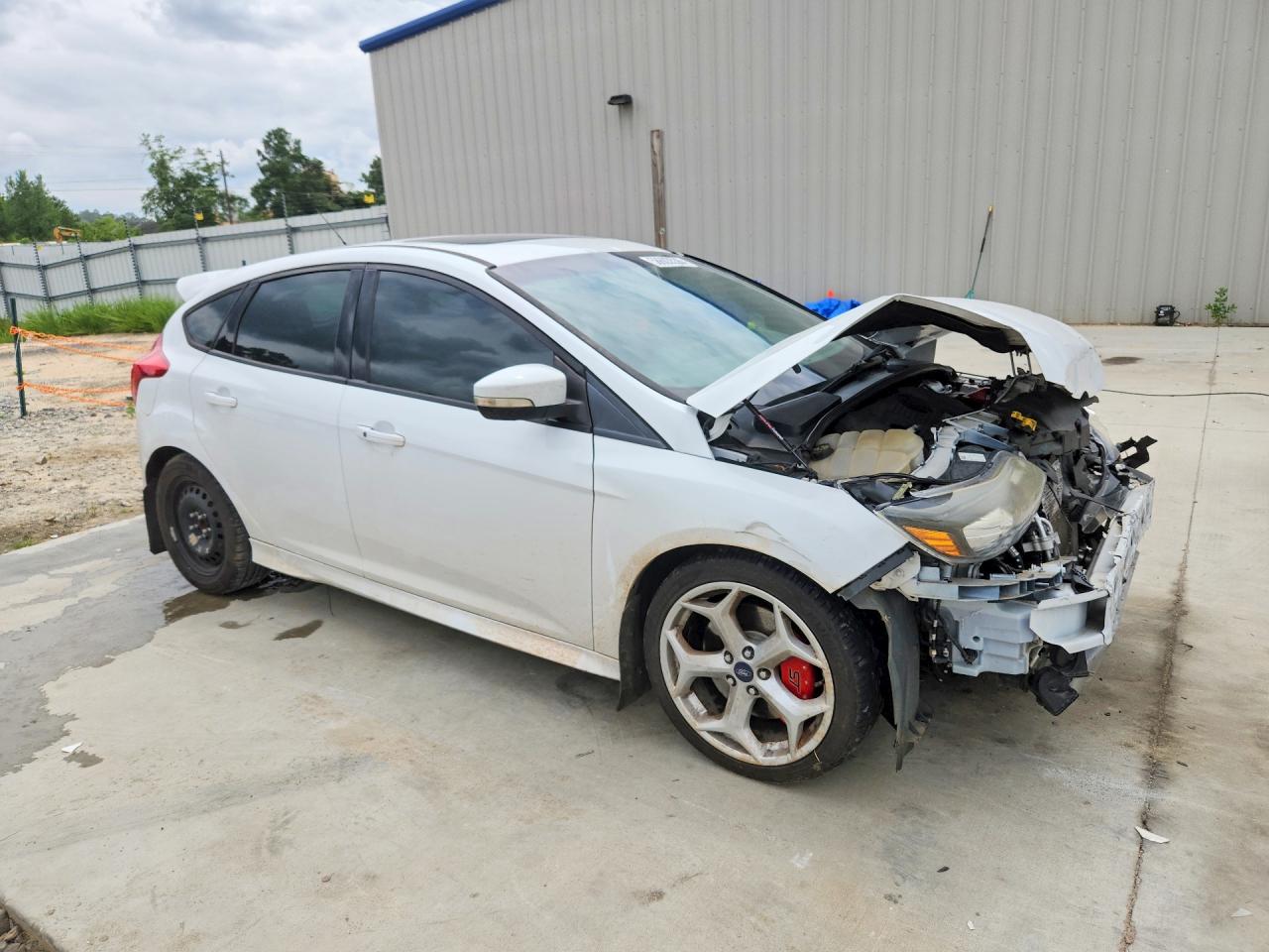 2014 Ford Focus St White vin: 1FADP3L95EL268479