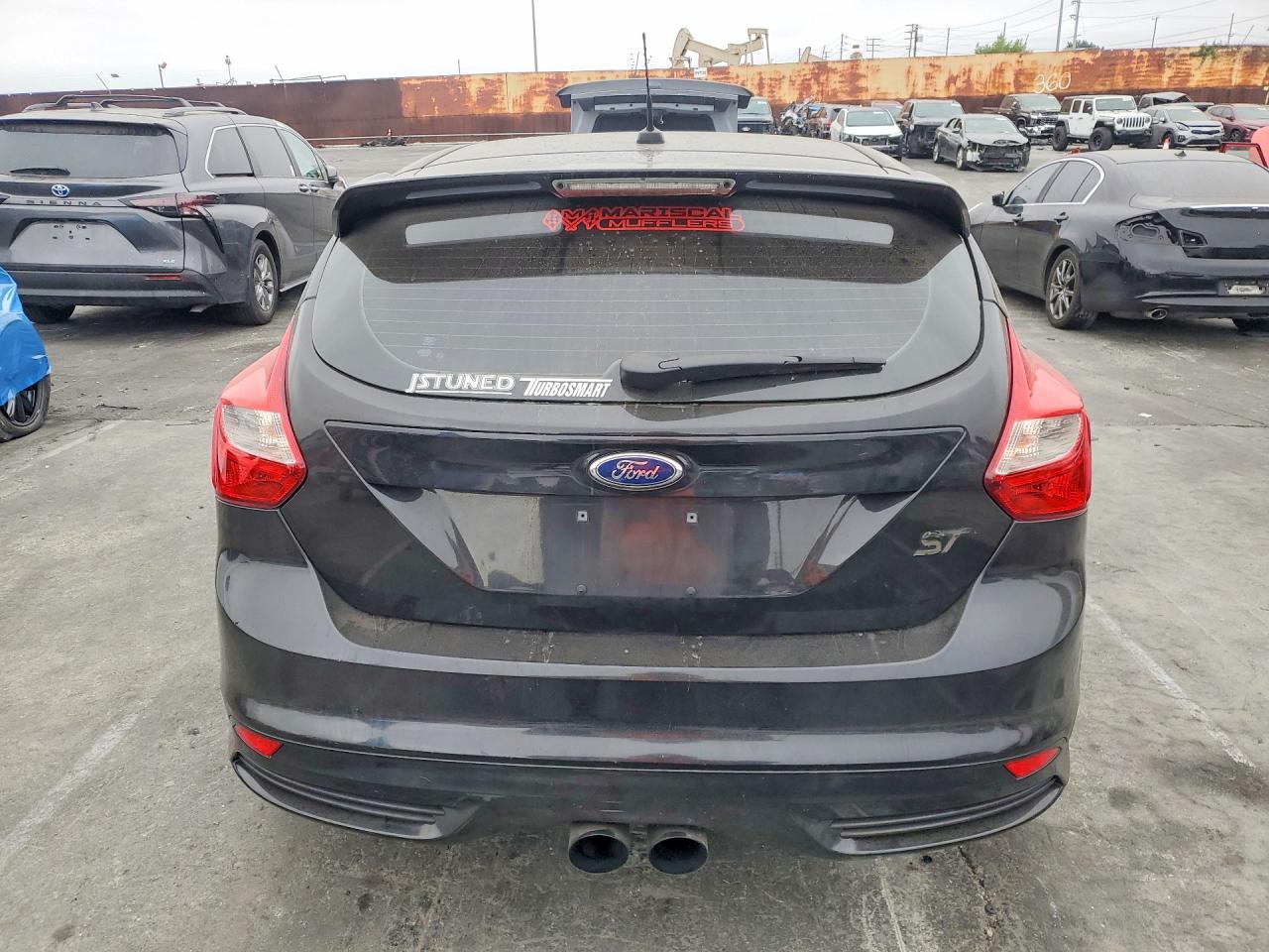 2014 Ford Focus St Черный vin: 1FADP3L95EL382269