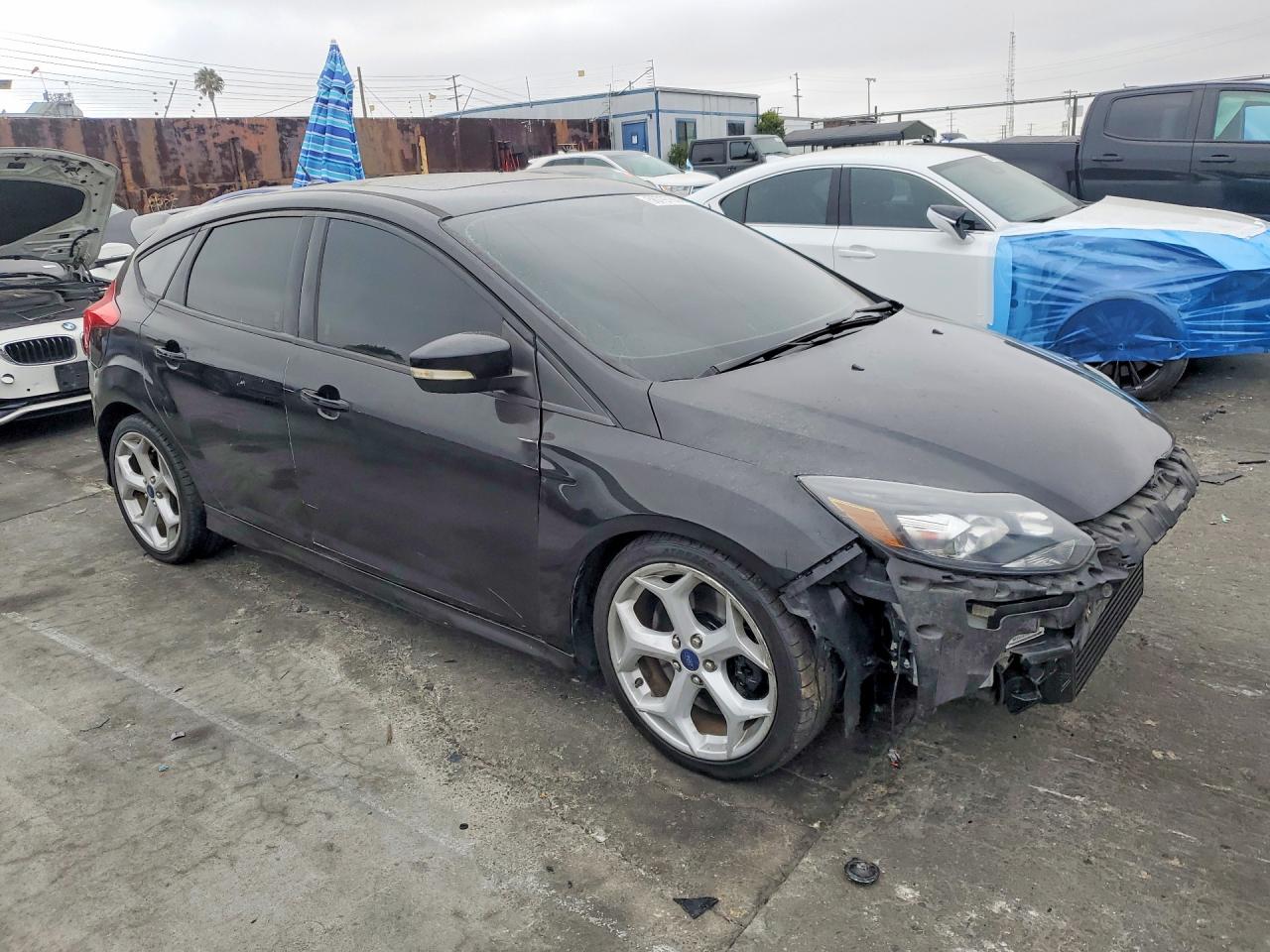 2014 Ford Focus St Черный vin: 1FADP3L95EL382269