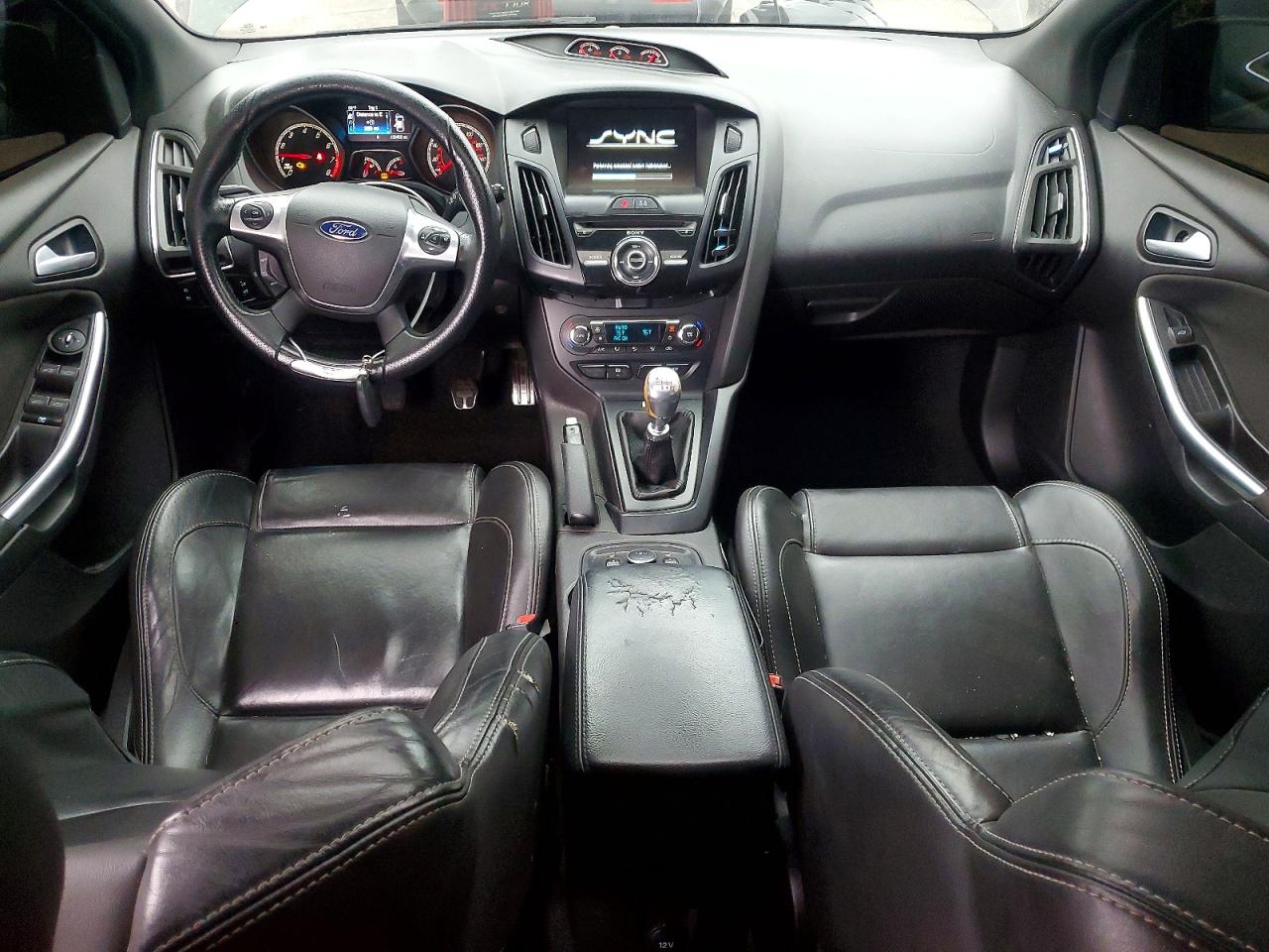 2014 Ford Focus St Черный vin: 1FADP3L95EL382269