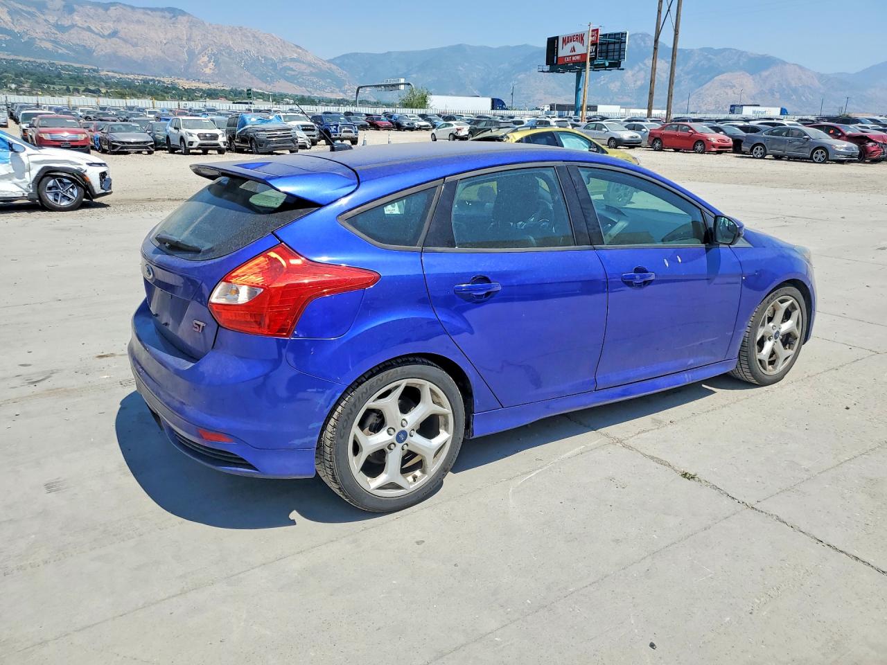 2014 Ford Focus St Blue vin: 1FADP3L95EL391926