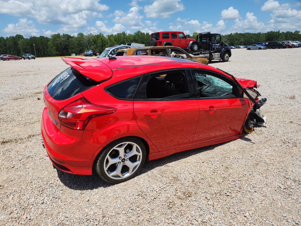 2014 Ford Focus St Red vin: 1FADP3L95EL395927