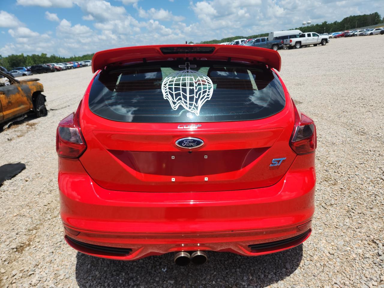 2014 Ford Focus St Red vin: 1FADP3L95EL395927