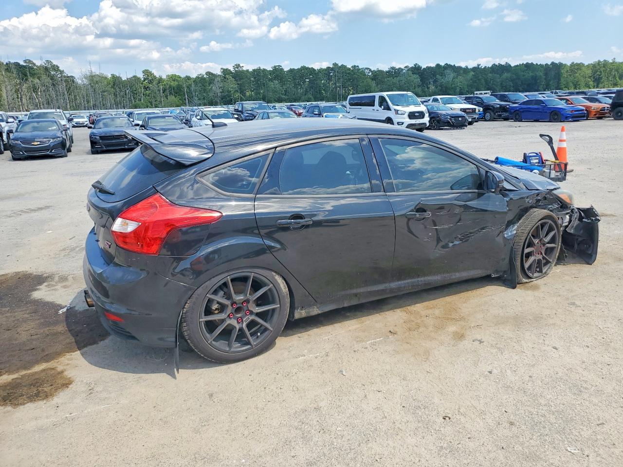 2014 Ford Focus St Black vin: 1FADP3L95EL401600