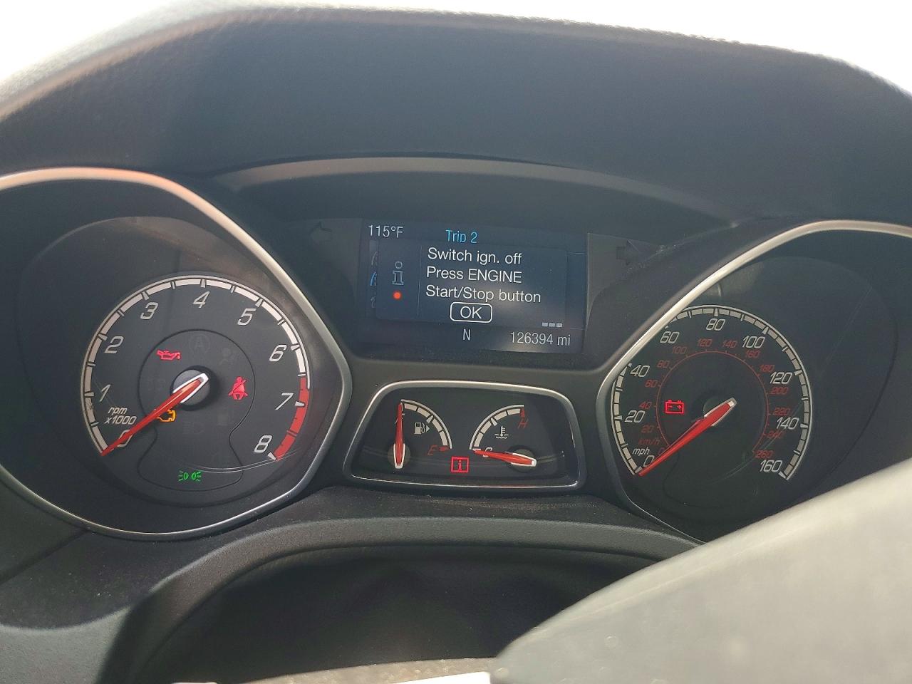 2014 Ford Focus St Black vin: 1FADP3L95EL401600