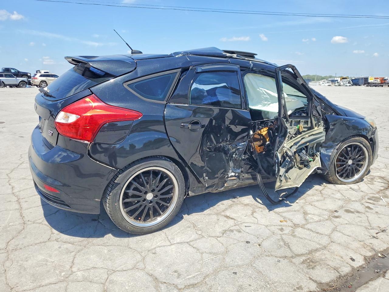 2013 Ford Focus St Black vin: 1FADP3L96DL172357