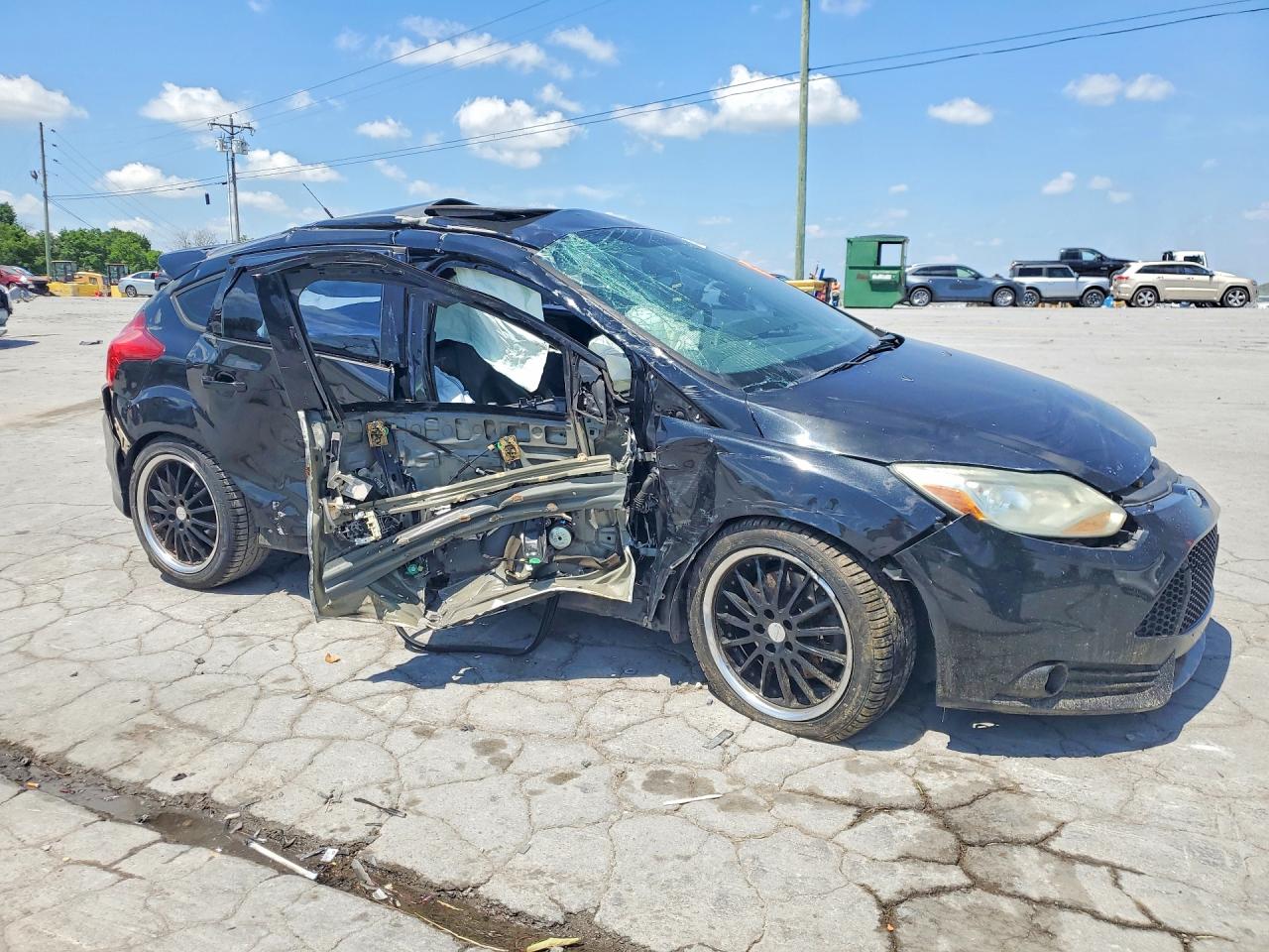 2013 Ford Focus St Black vin: 1FADP3L96DL172357