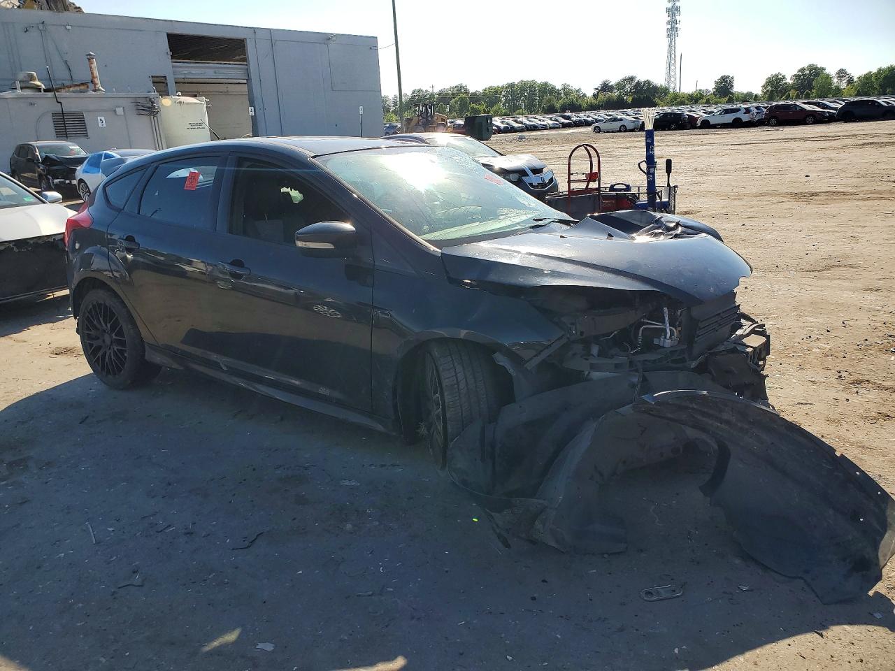 2013 Ford Focus St Black vin: 1FADP3L96DL208077