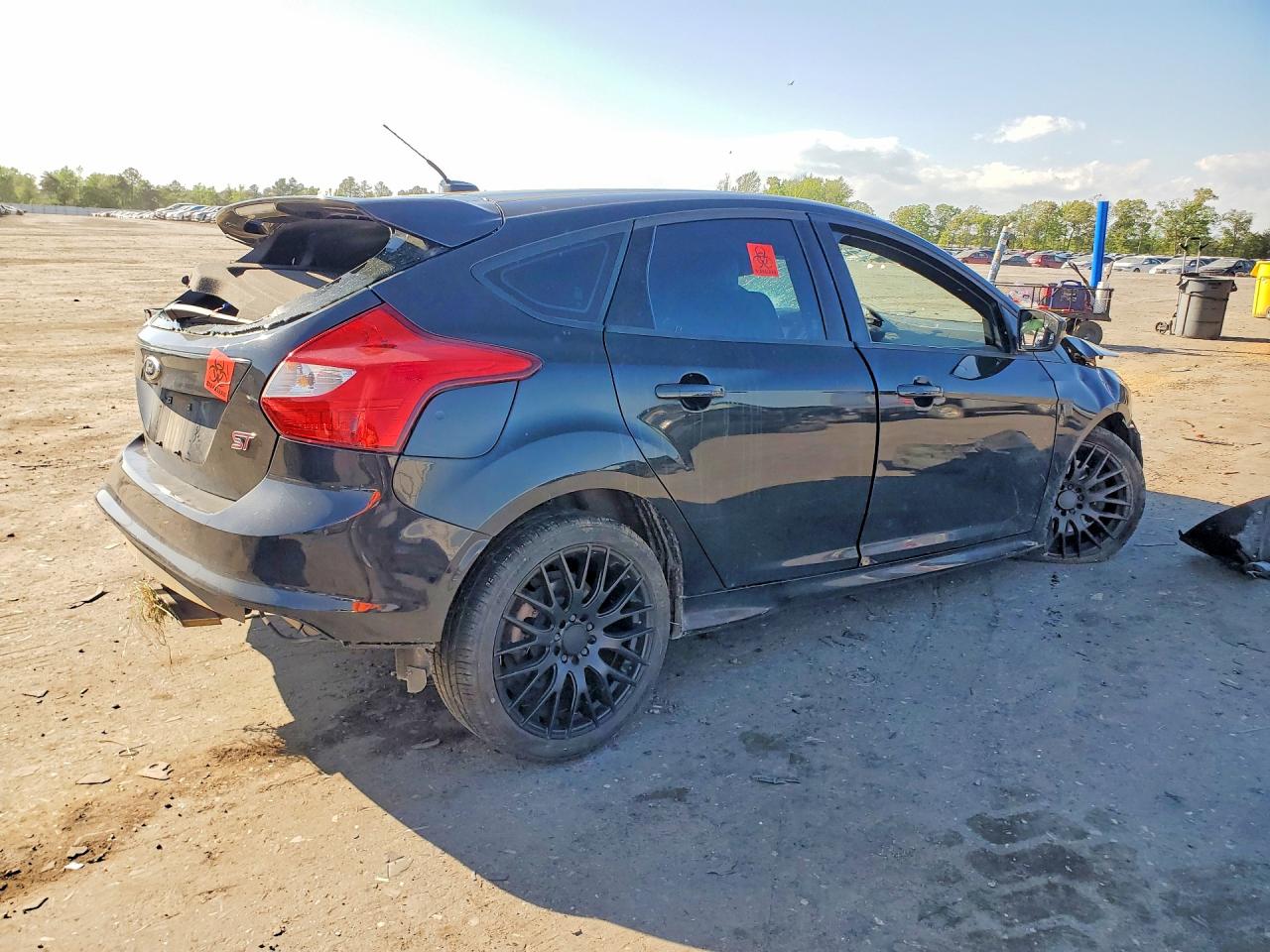 2013 Ford Focus St Black vin: 1FADP3L96DL208077