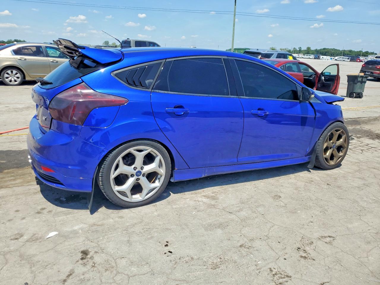 2013 Ford Focus St Blue vin: 1FADP3L96DL250913