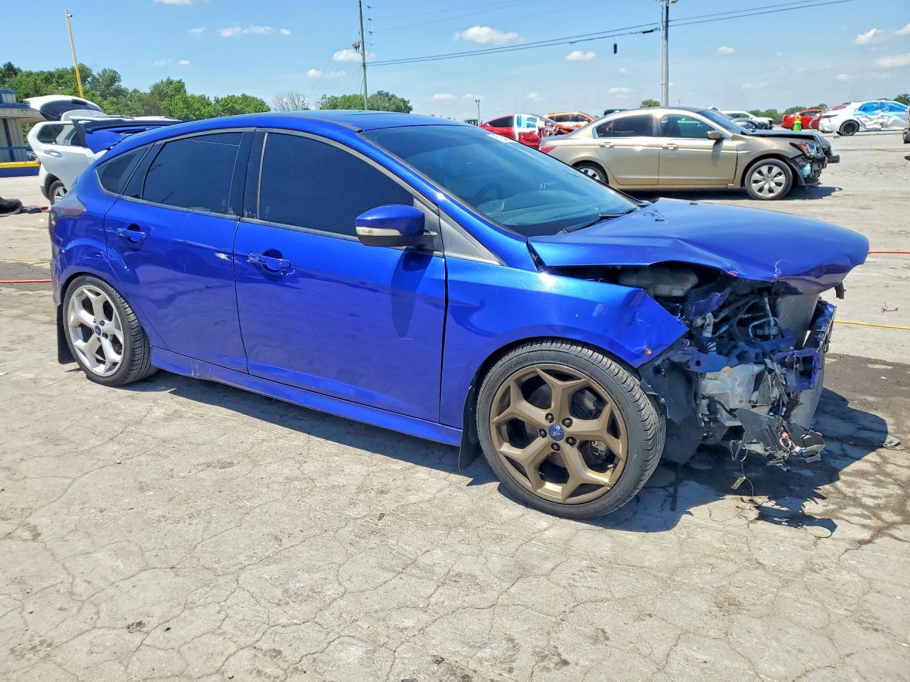 2013 Ford Focus St Blue vin: 1FADP3L96DL250913