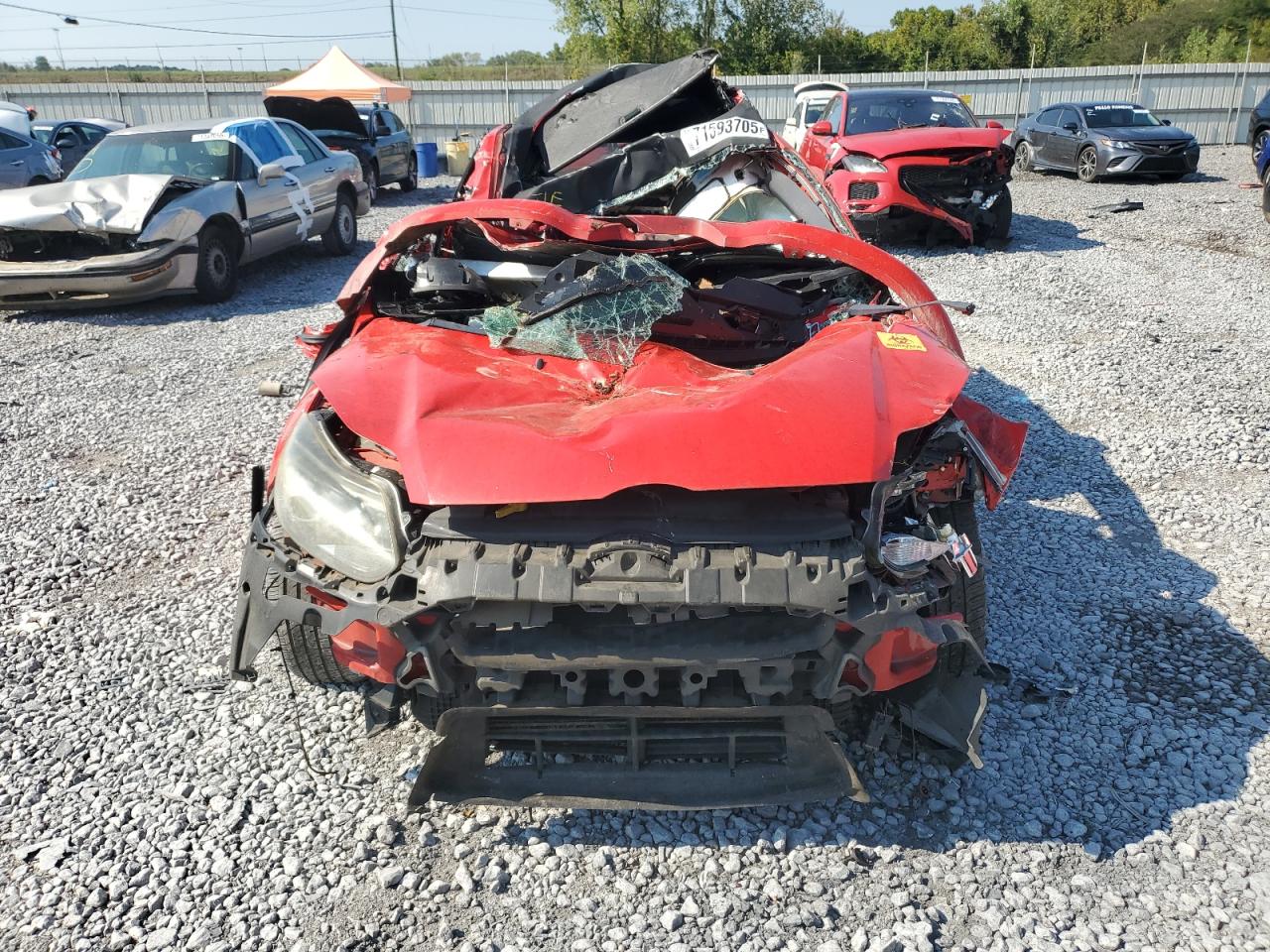 2013 Ford Focus St Red vin: 1FADP3L96DL359453