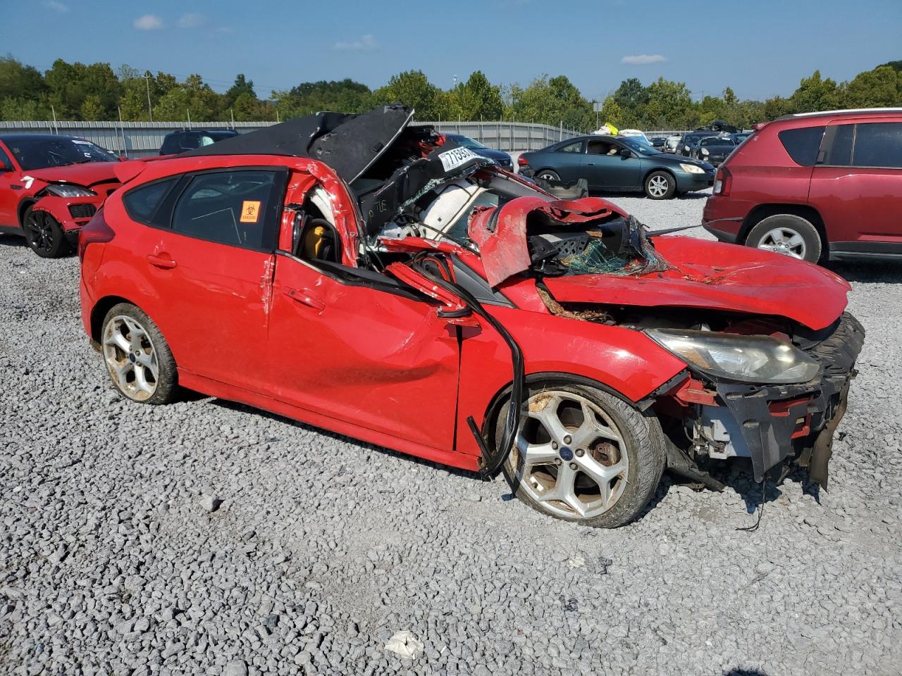 2013 Ford Focus St Red vin: 1FADP3L96DL359453