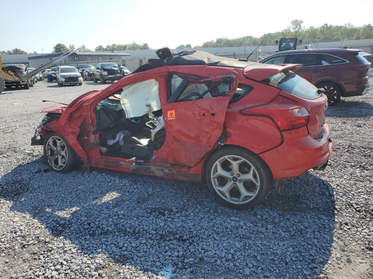 2013 Ford Focus St Red vin: 1FADP3L96DL359453