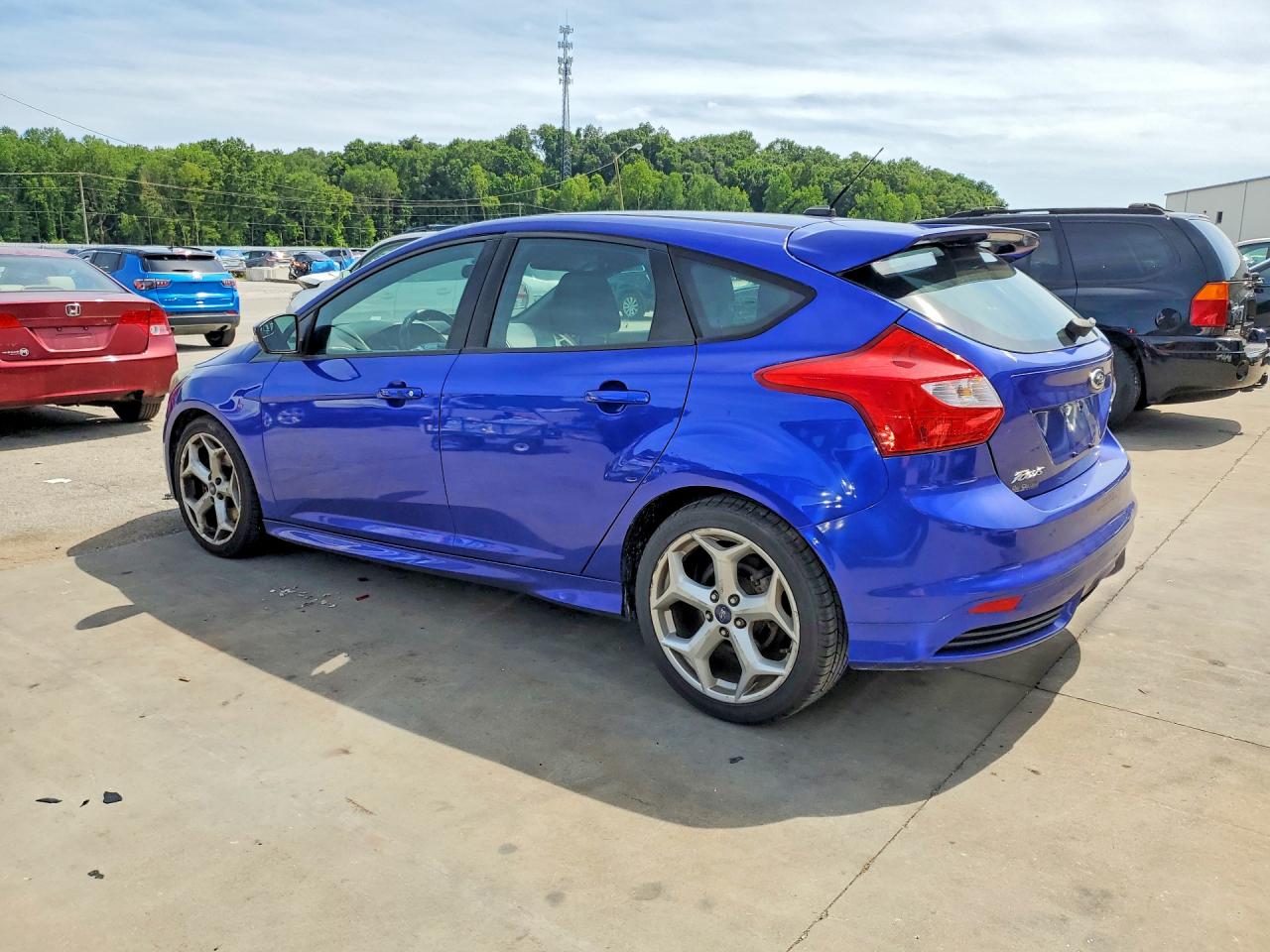 2014 Ford Focus St Blue vin: 1FADP3L96EL116615