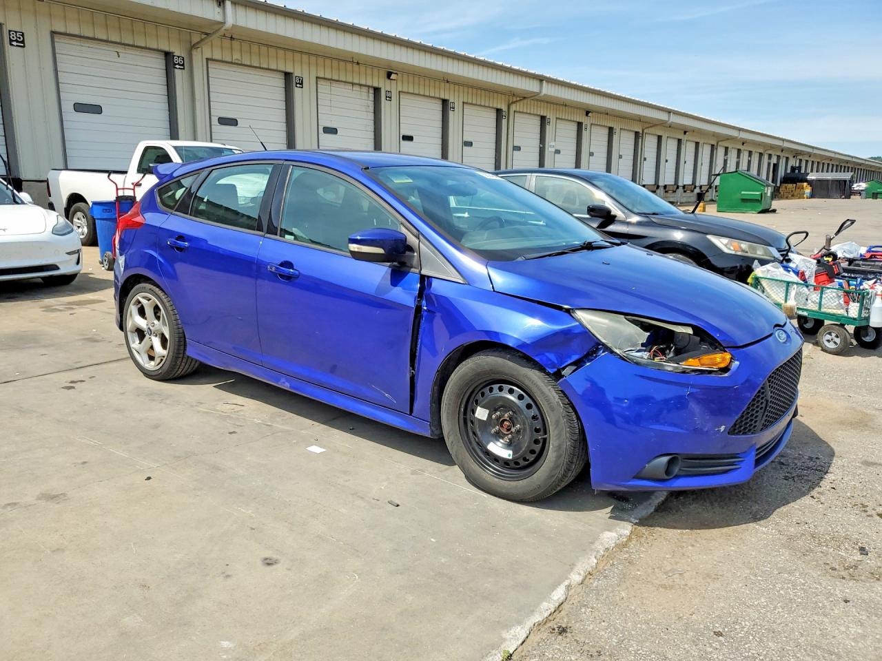 2014 Ford Focus St Blue vin: 1FADP3L96EL116615
