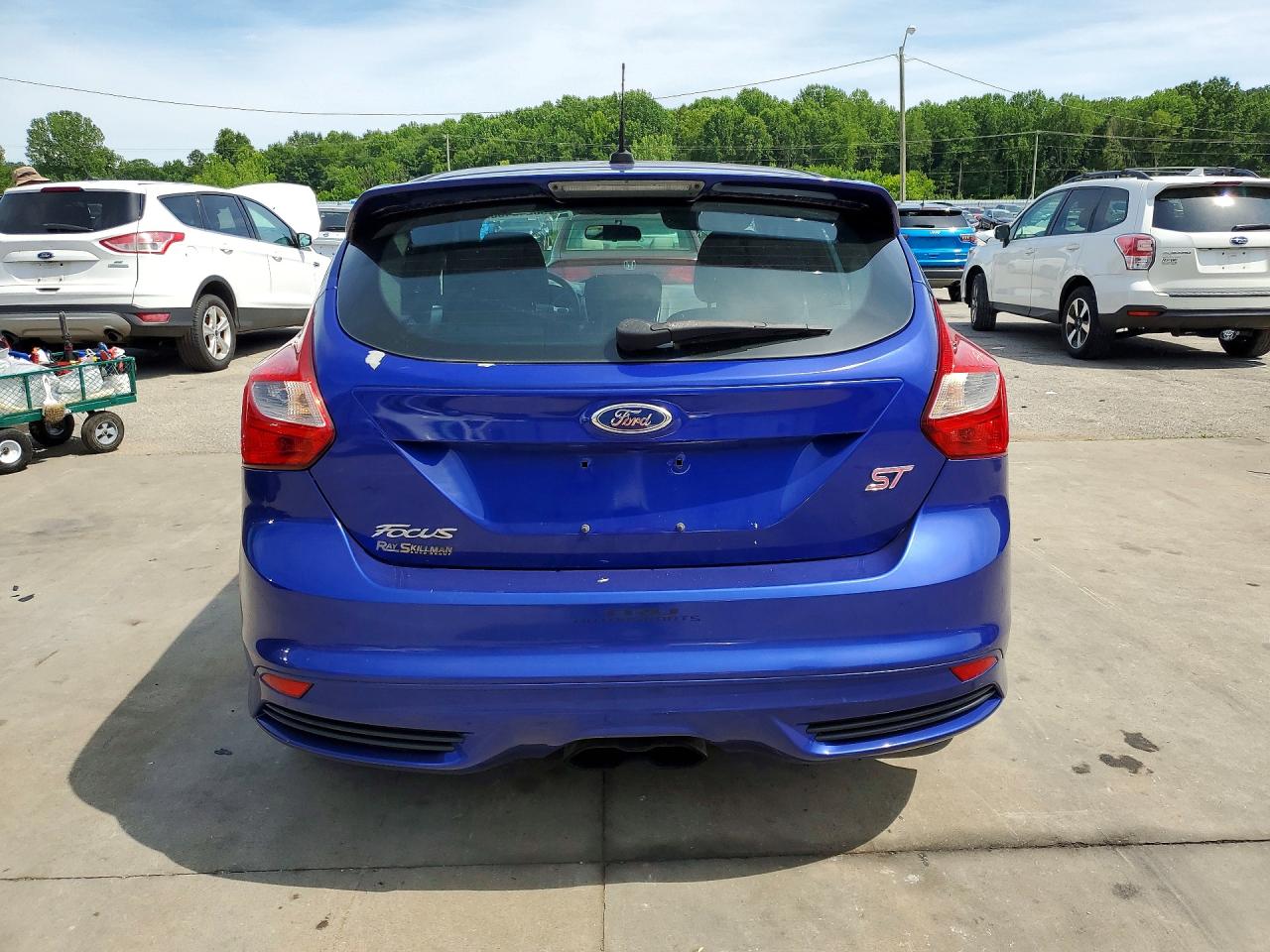 2014 Ford Focus St Blue vin: 1FADP3L96EL116615