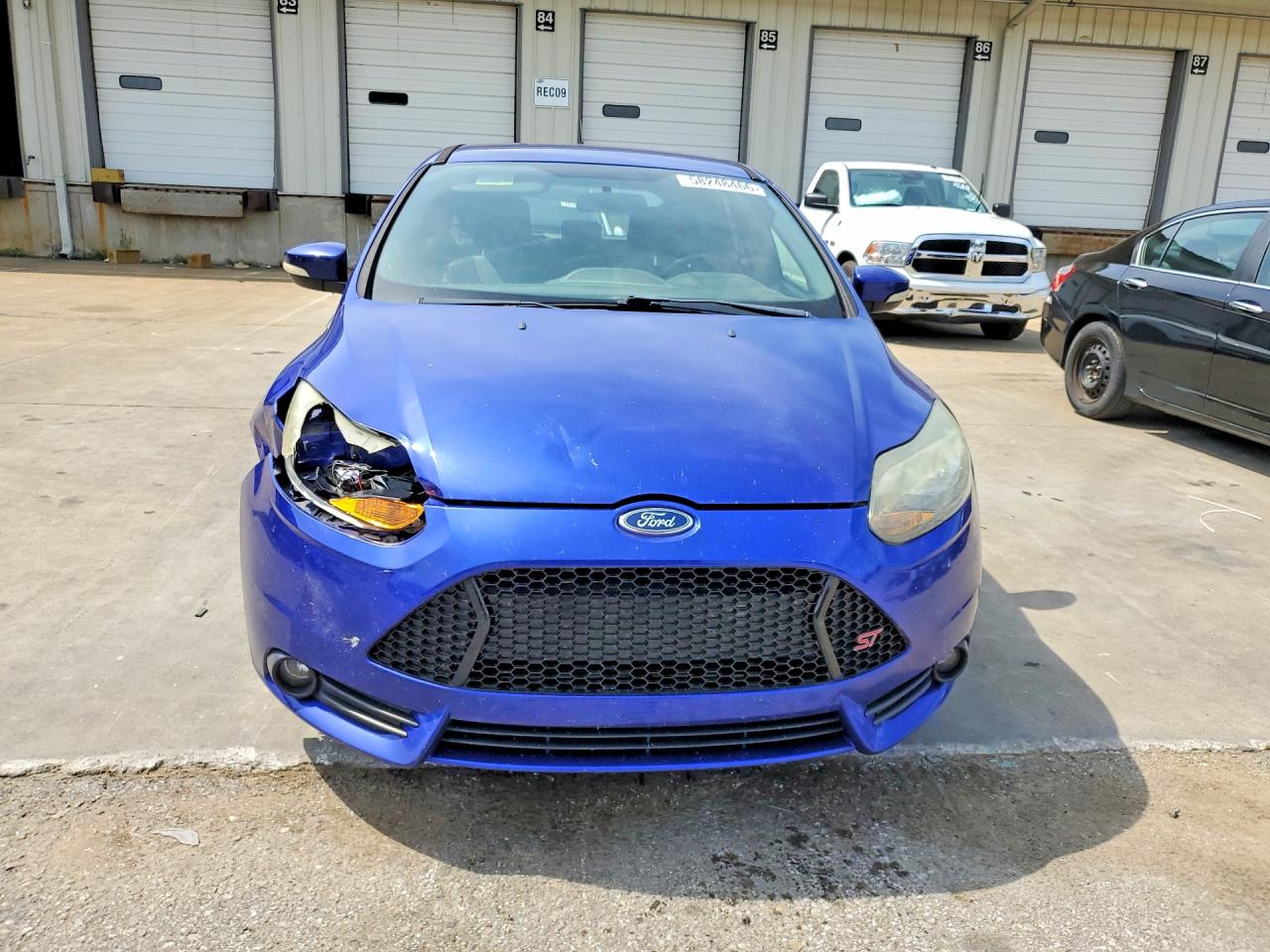 2014 Ford Focus St Blue vin: 1FADP3L96EL116615