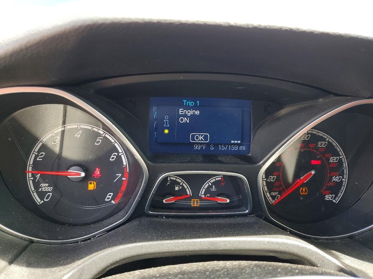 2014 Ford Focus St Blue vin: 1FADP3L96EL116615