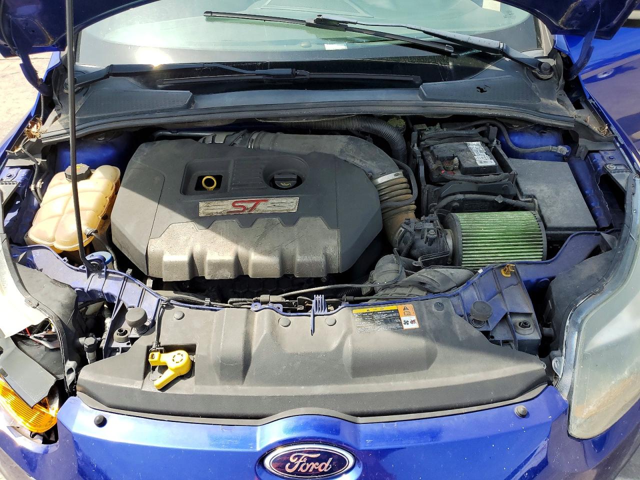 2014 Ford Focus St Blue vin: 1FADP3L96EL116615