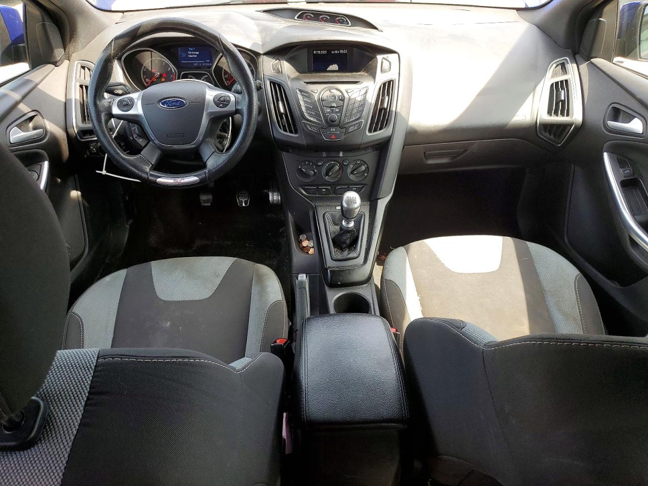 2014 Ford Focus St Blue vin: 1FADP3L96EL116615
