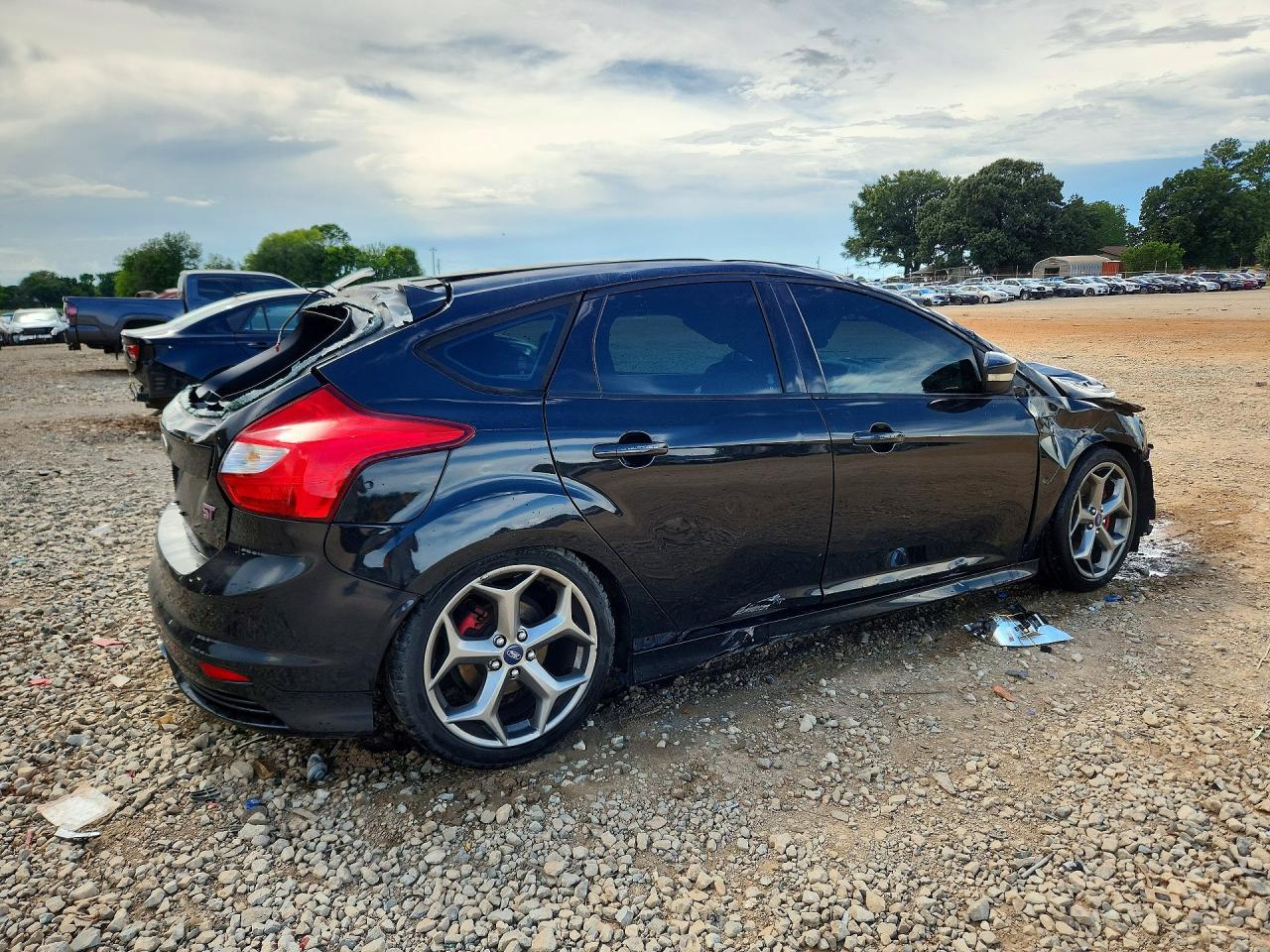 2014 Ford Focus St Черный vin: 1FADP3L96EL137867