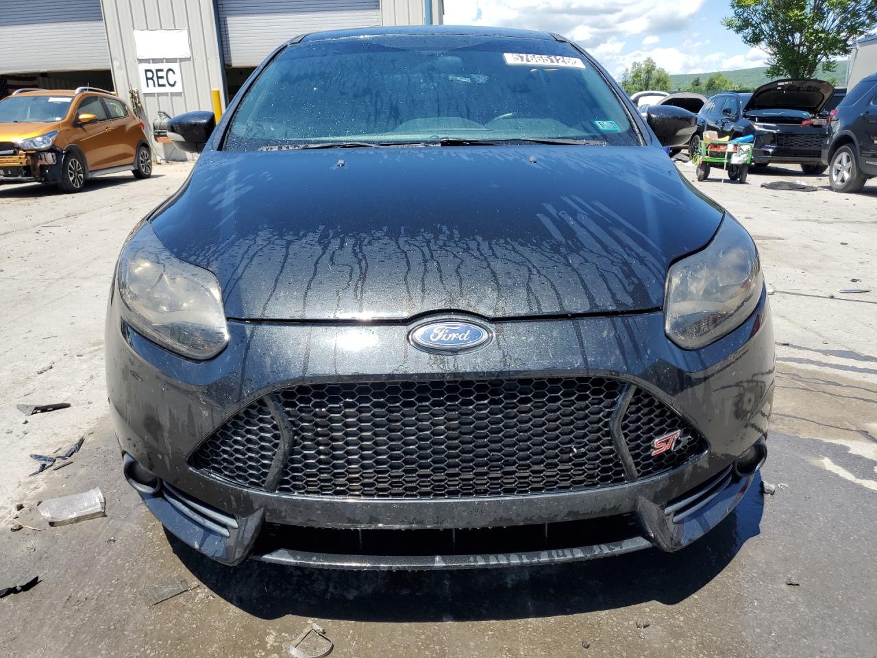 2014 Ford Focus St Black vin: 1FADP3L96EL204399 Damage: Hood, Chipped, 10 Or More