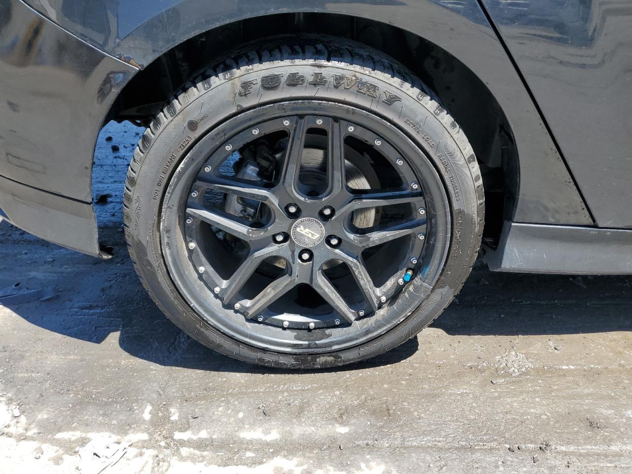 2014 Ford Focus St Black vin: 1FADP3L96EL204399 Damage: Right Rear Wheel, Aftermarket, Acceptable