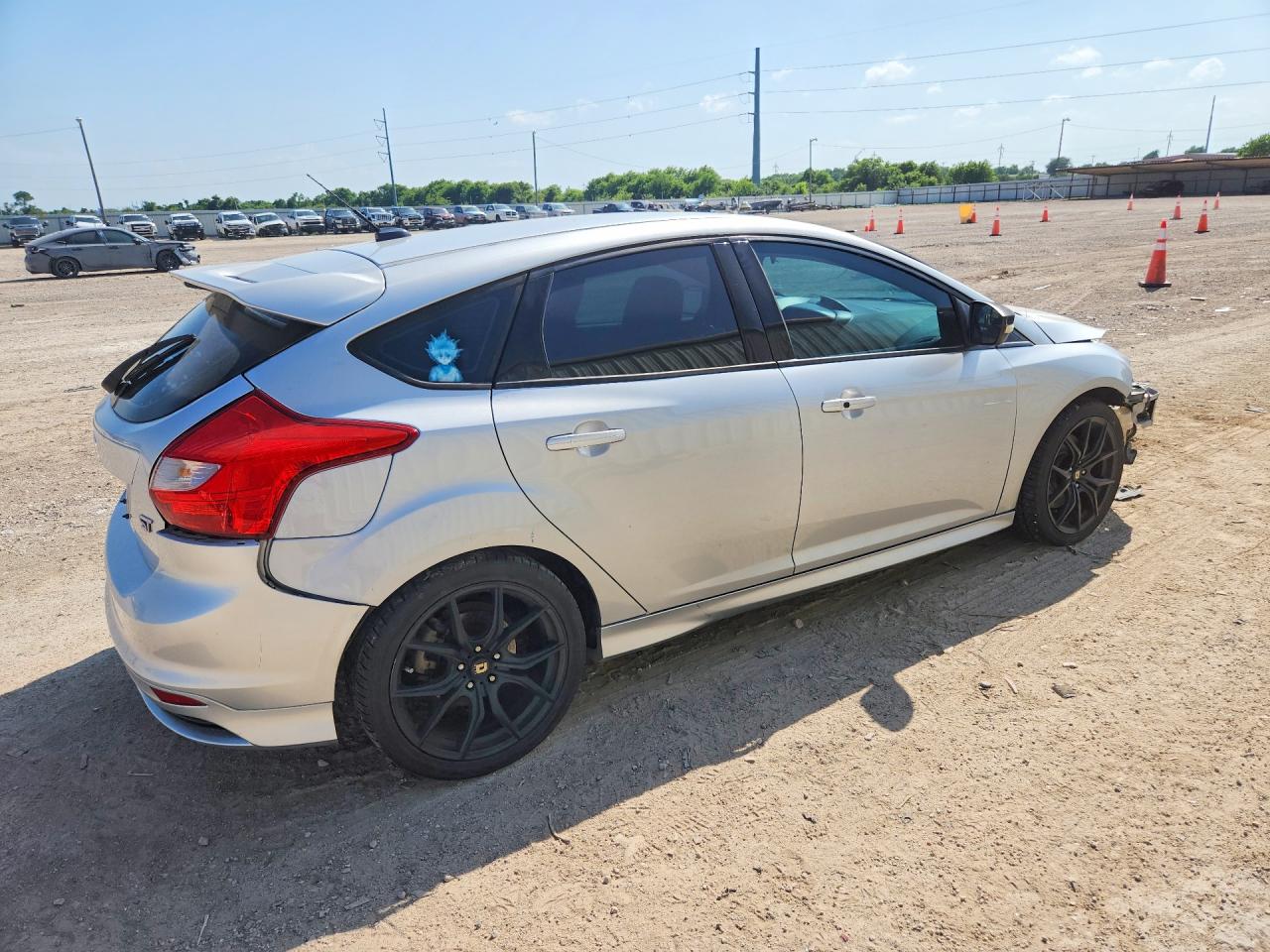 2014 Ford Focus St Серебряный vin: 1FADP3L96EL229528