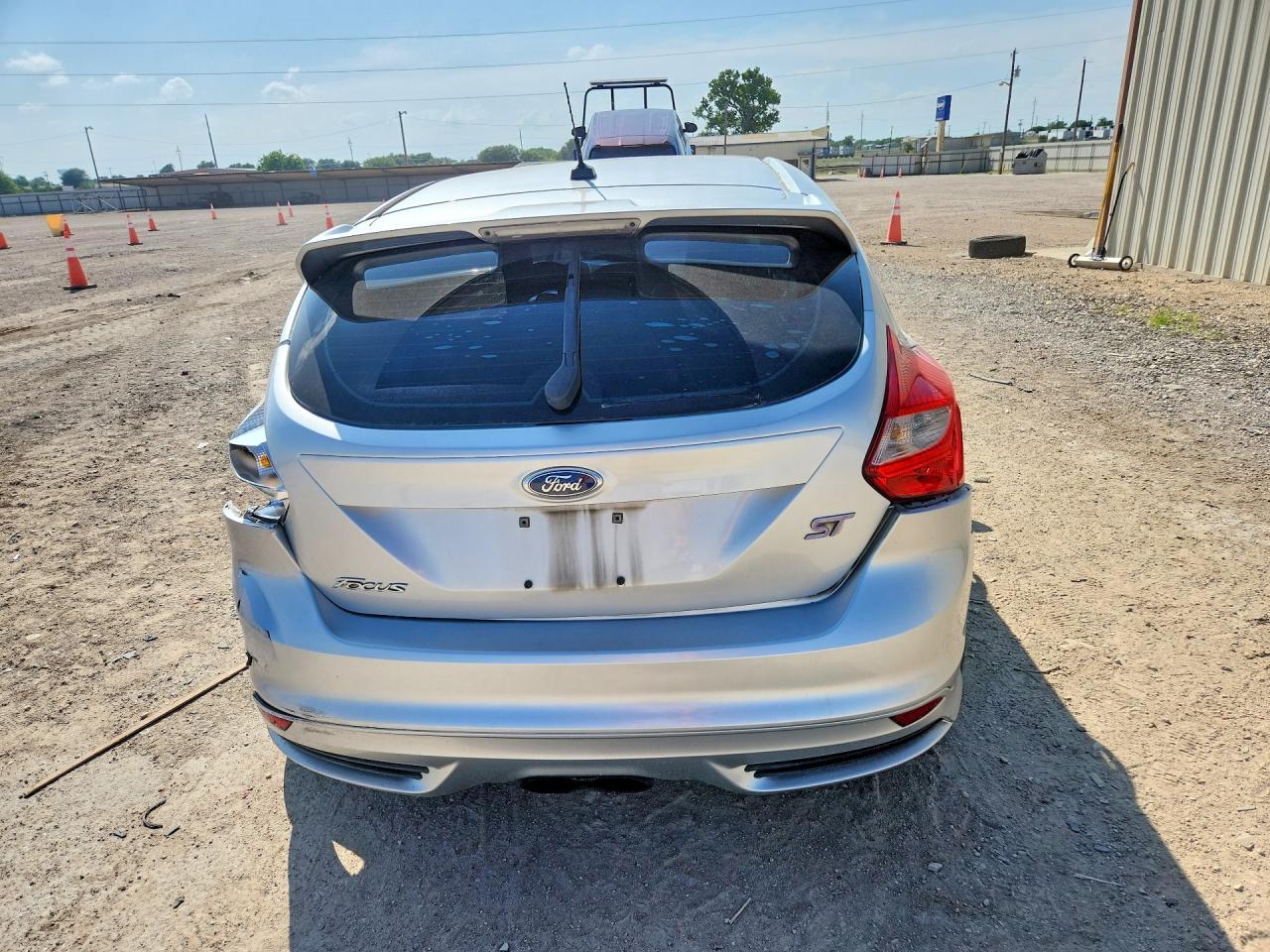 2014 Ford Focus St Серебряный vin: 1FADP3L96EL229528