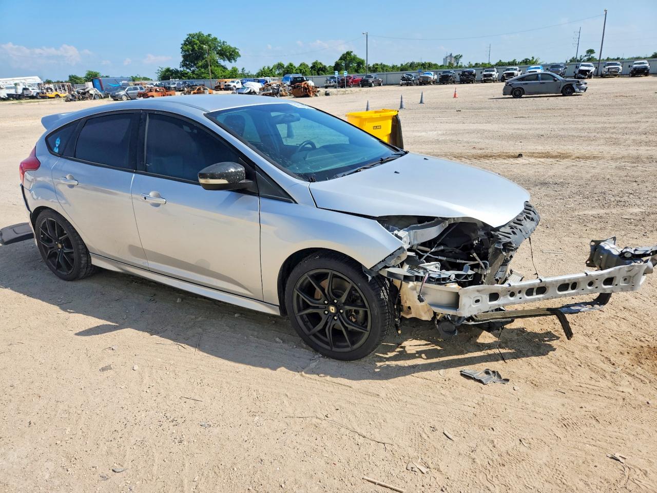 2014 Ford Focus St Серебряный vin: 1FADP3L96EL229528