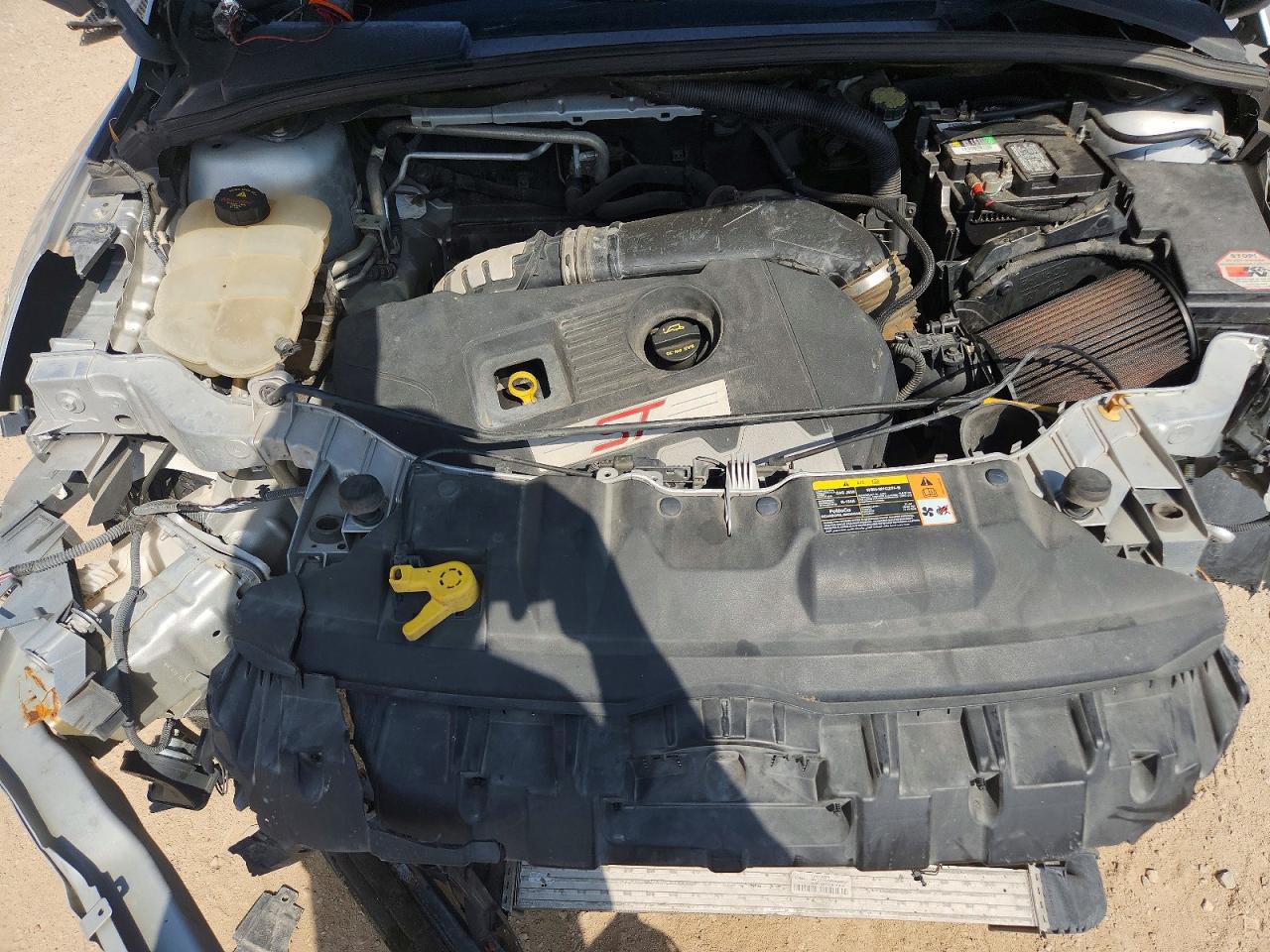 2014 Ford Focus St Серебряный vin: 1FADP3L96EL229528