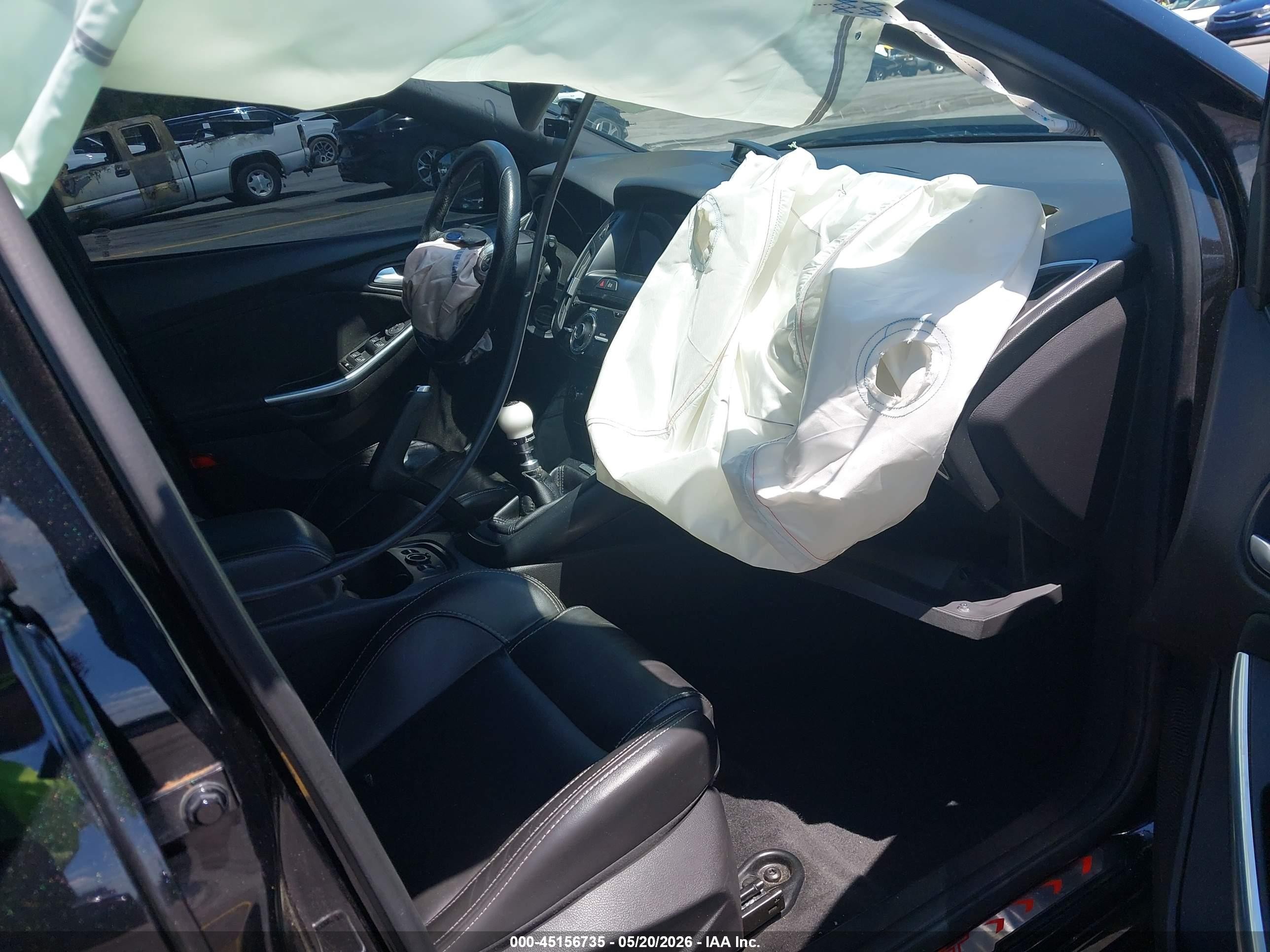 2014 Ford Focus St   Black vin: 1FADP3L96EL236706