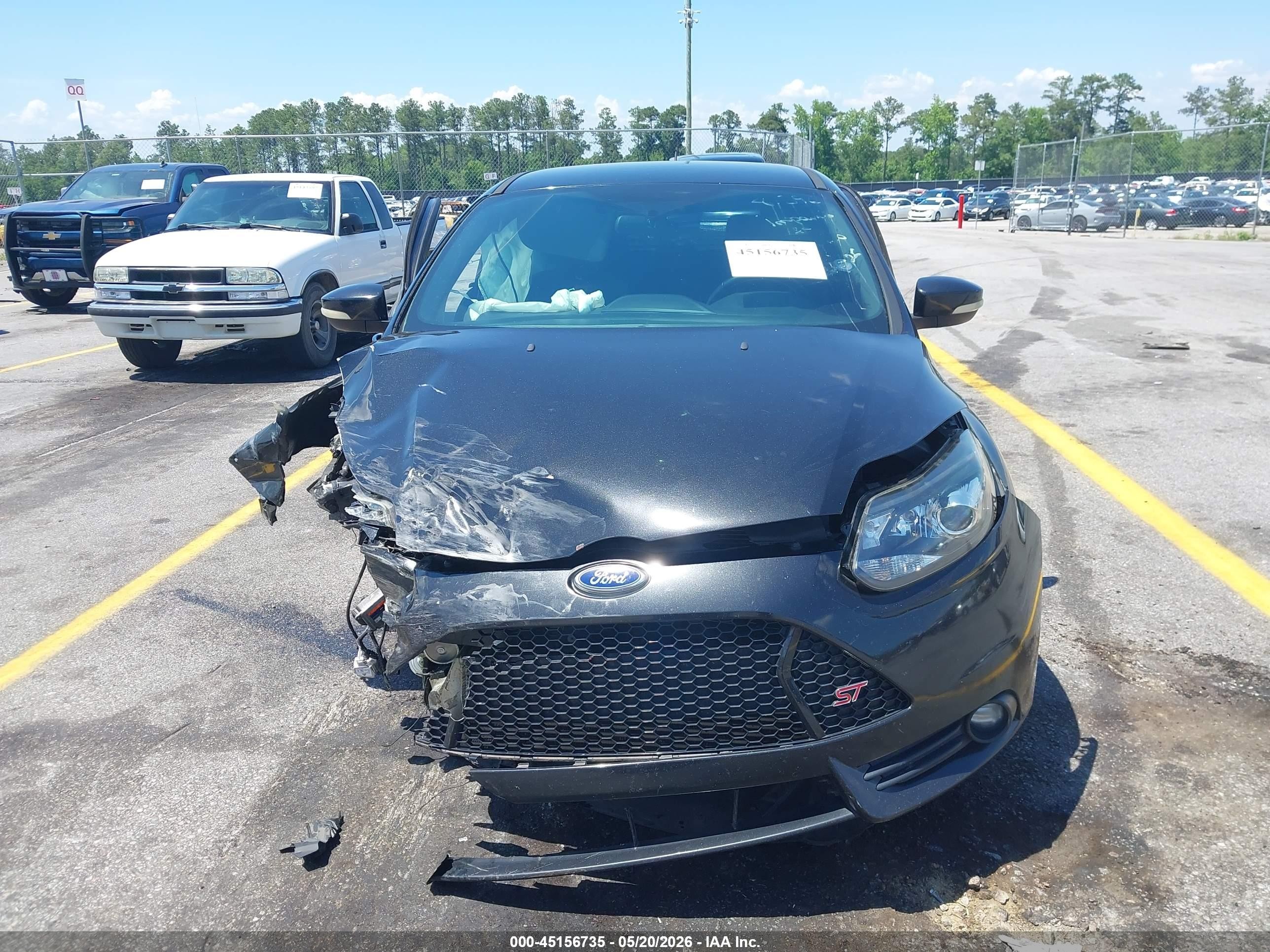 2014 Ford Focus St   Black vin: 1FADP3L96EL236706