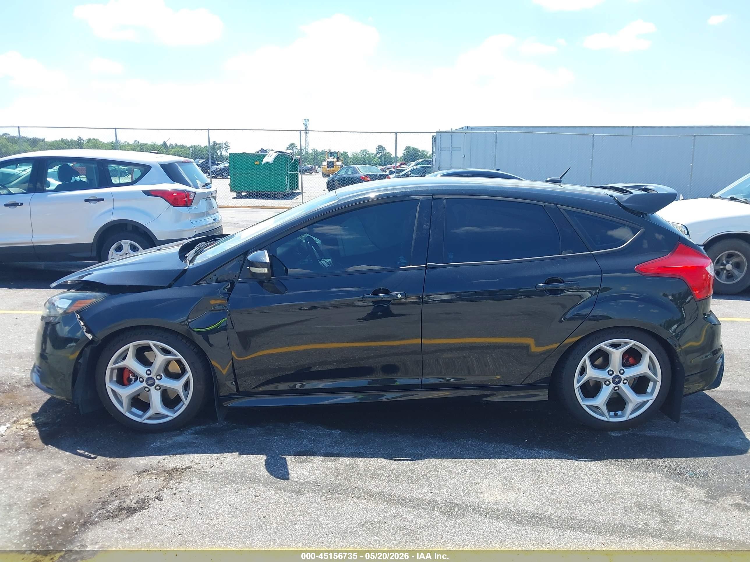 2014 Ford Focus St   Black vin: 1FADP3L96EL236706