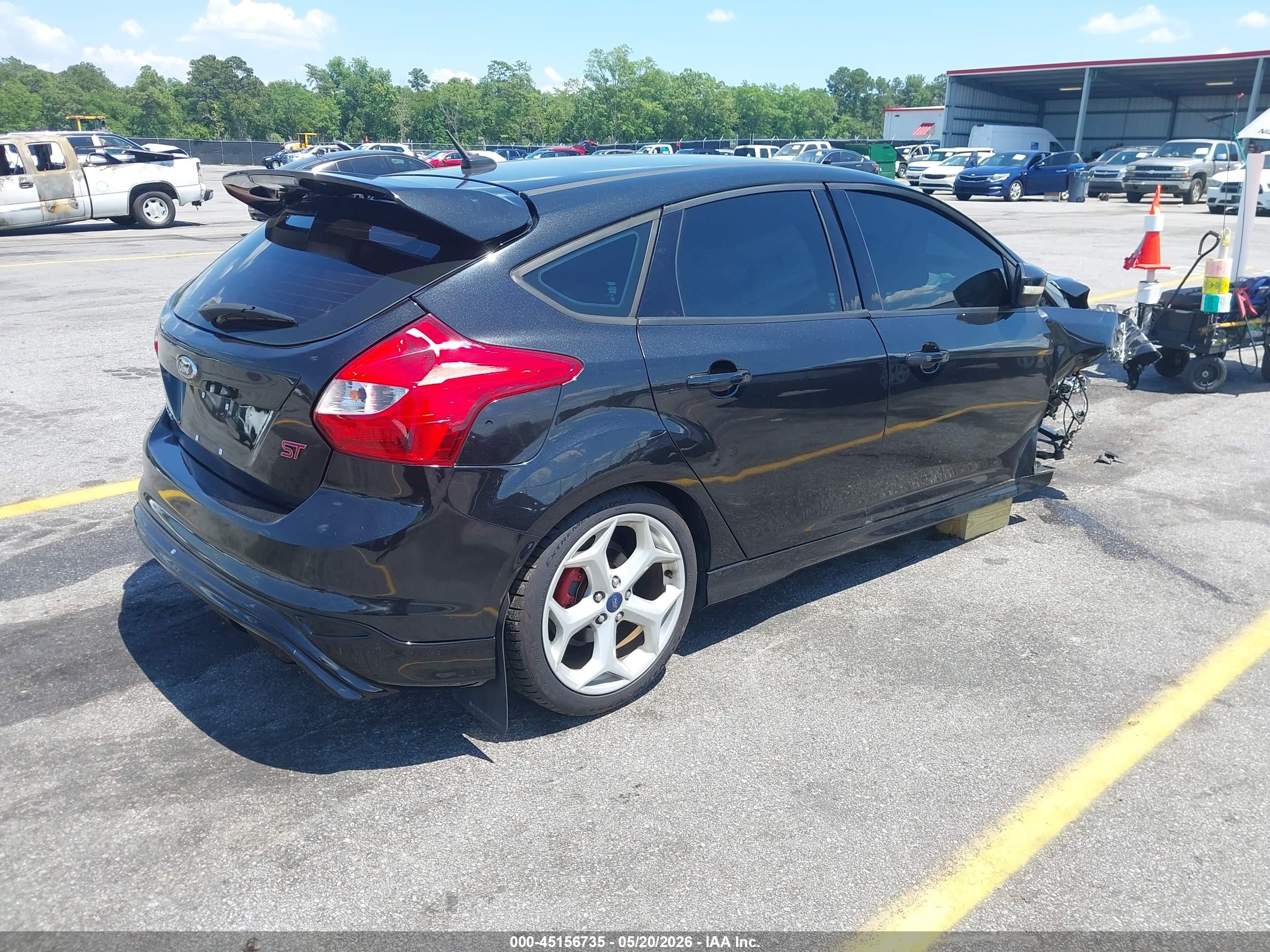 2014 Ford Focus St   Black vin: 1FADP3L96EL236706