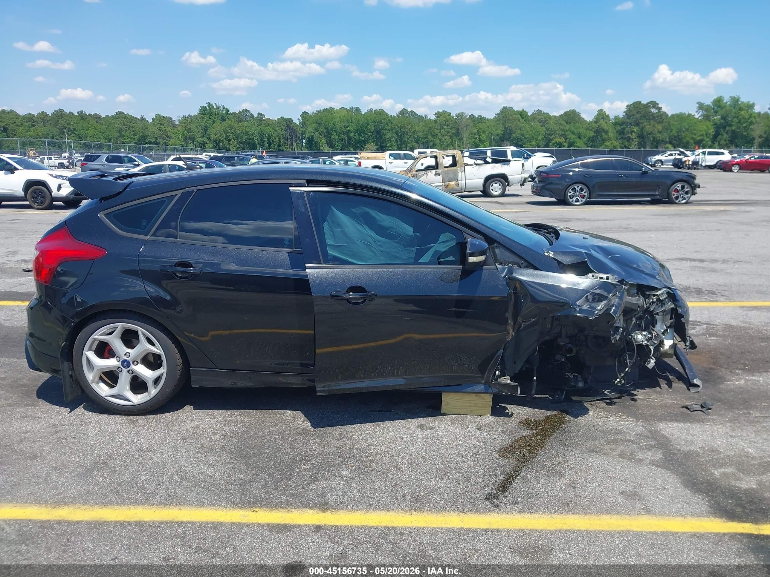 2014 Ford Focus St   Black vin: 1FADP3L96EL236706