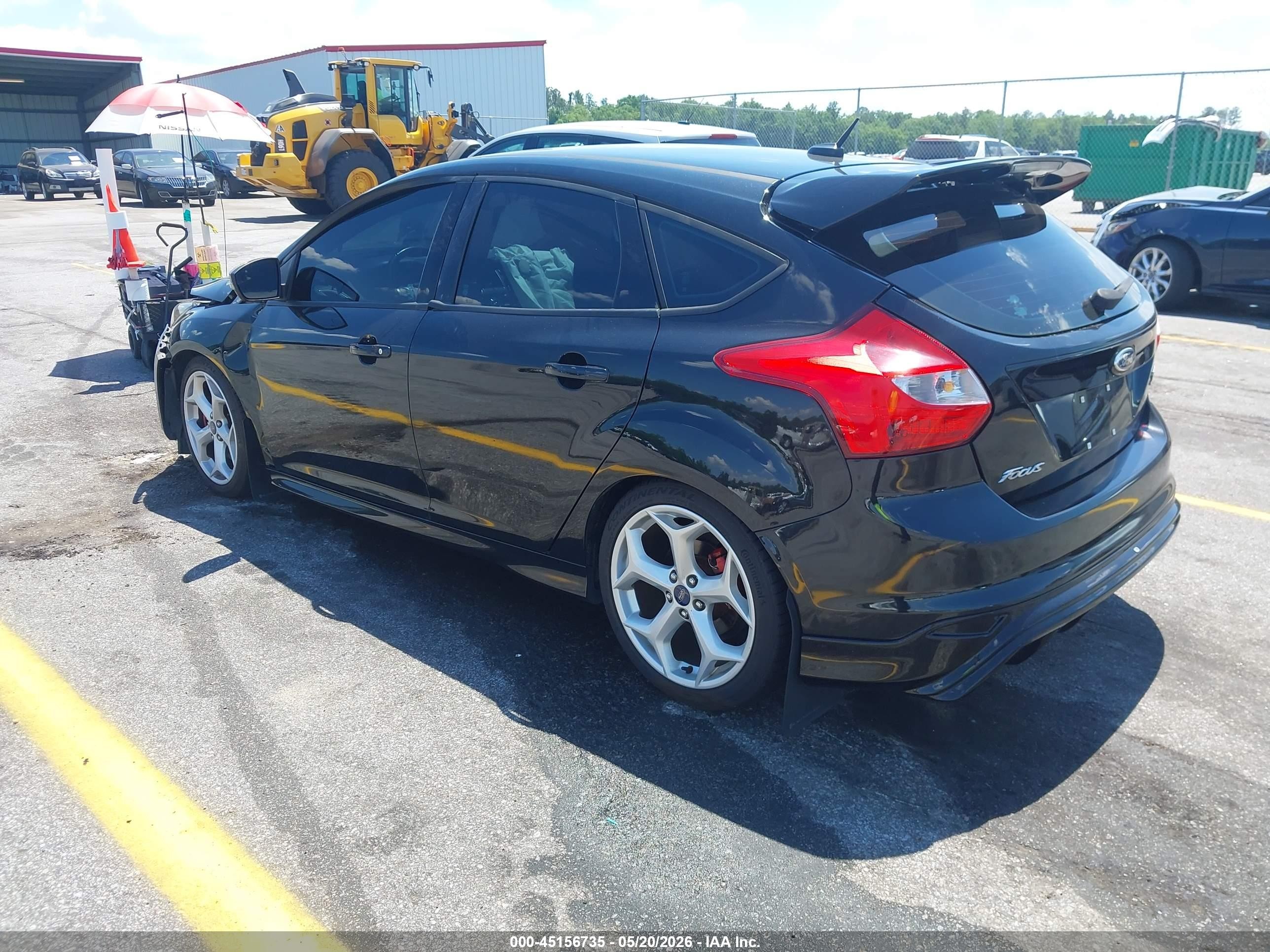 2014 Ford Focus St   Black vin: 1FADP3L96EL236706