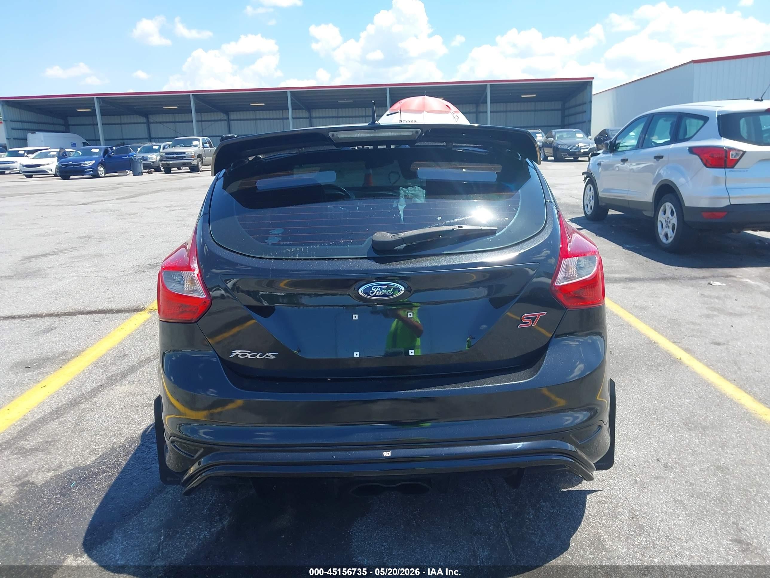 2014 Ford Focus St   Black vin: 1FADP3L96EL236706