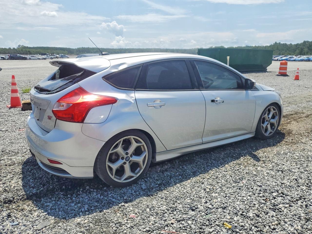 2014 Ford Focus St Серебряный vin: 1FADP3L96EL268328