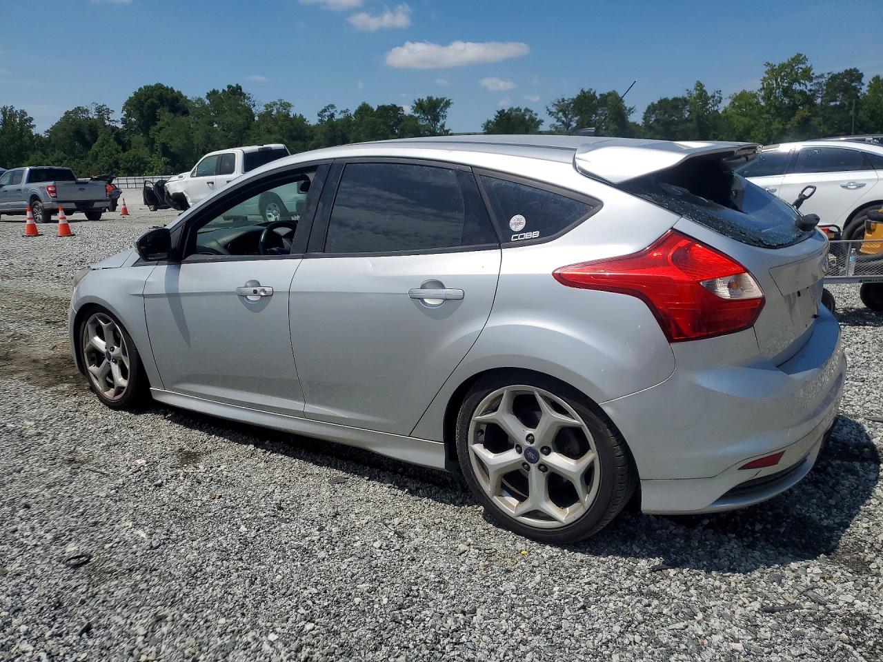 2014 Ford Focus St Серебряный vin: 1FADP3L96EL268328