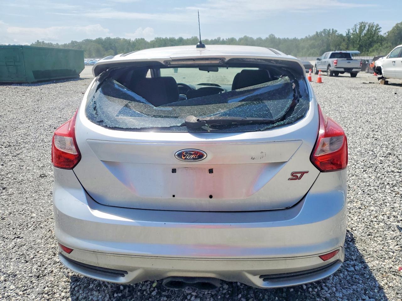 2014 Ford Focus St Серебряный vin: 1FADP3L96EL268328