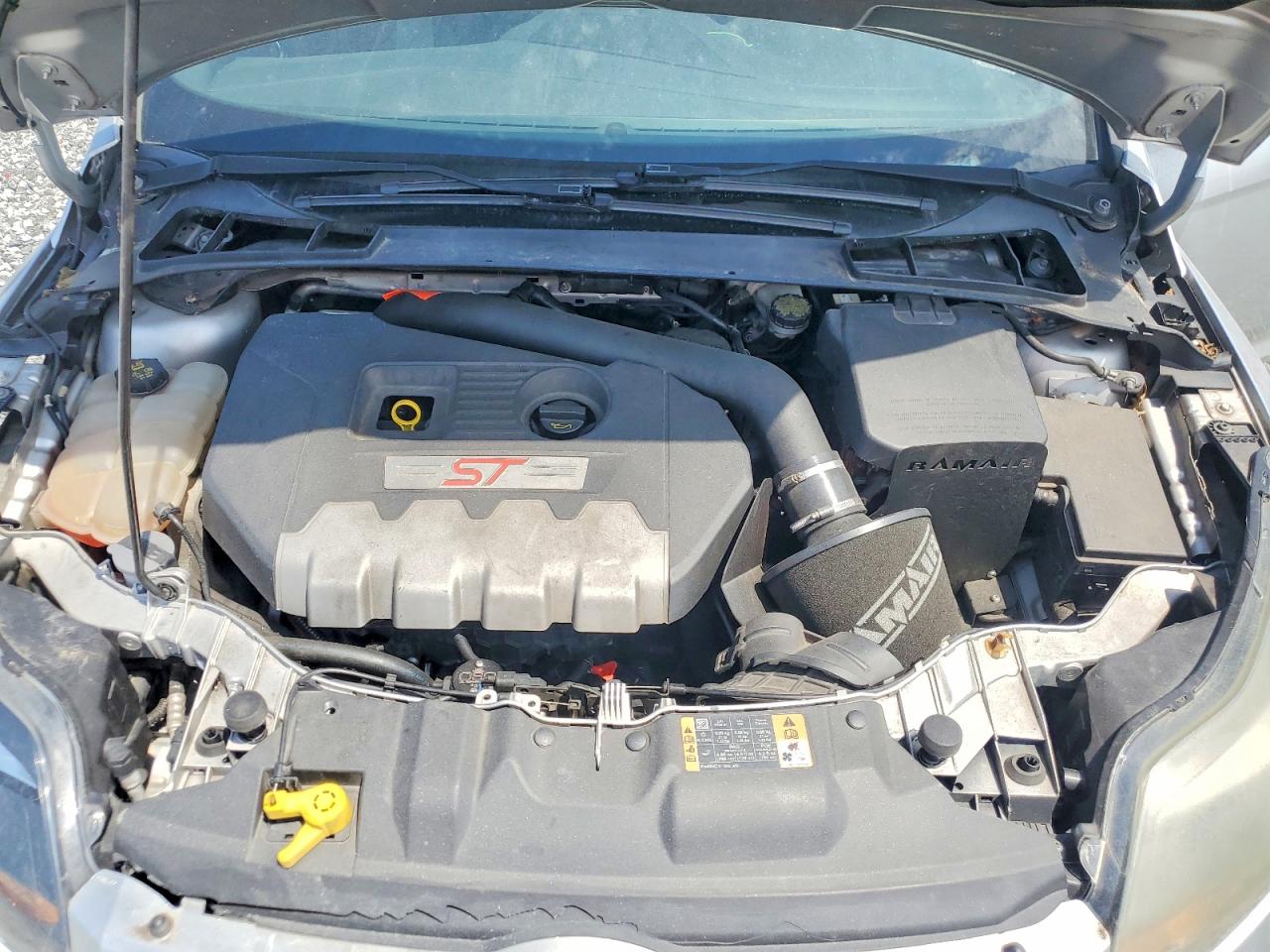 2014 Ford Focus St Серебряный vin: 1FADP3L96EL268328