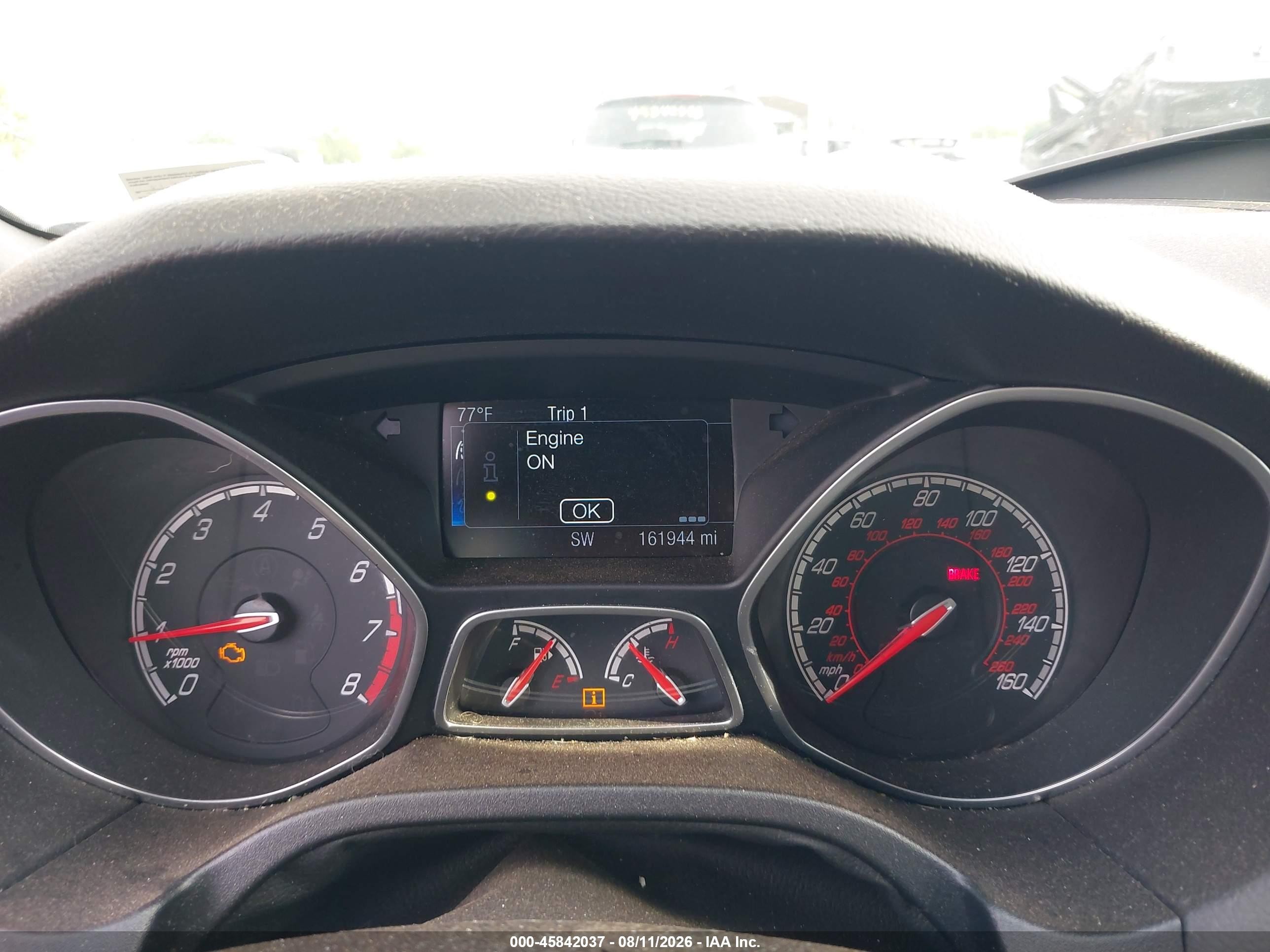 2014 Ford Focus St   Blue vin: 1FADP3L96EL338507