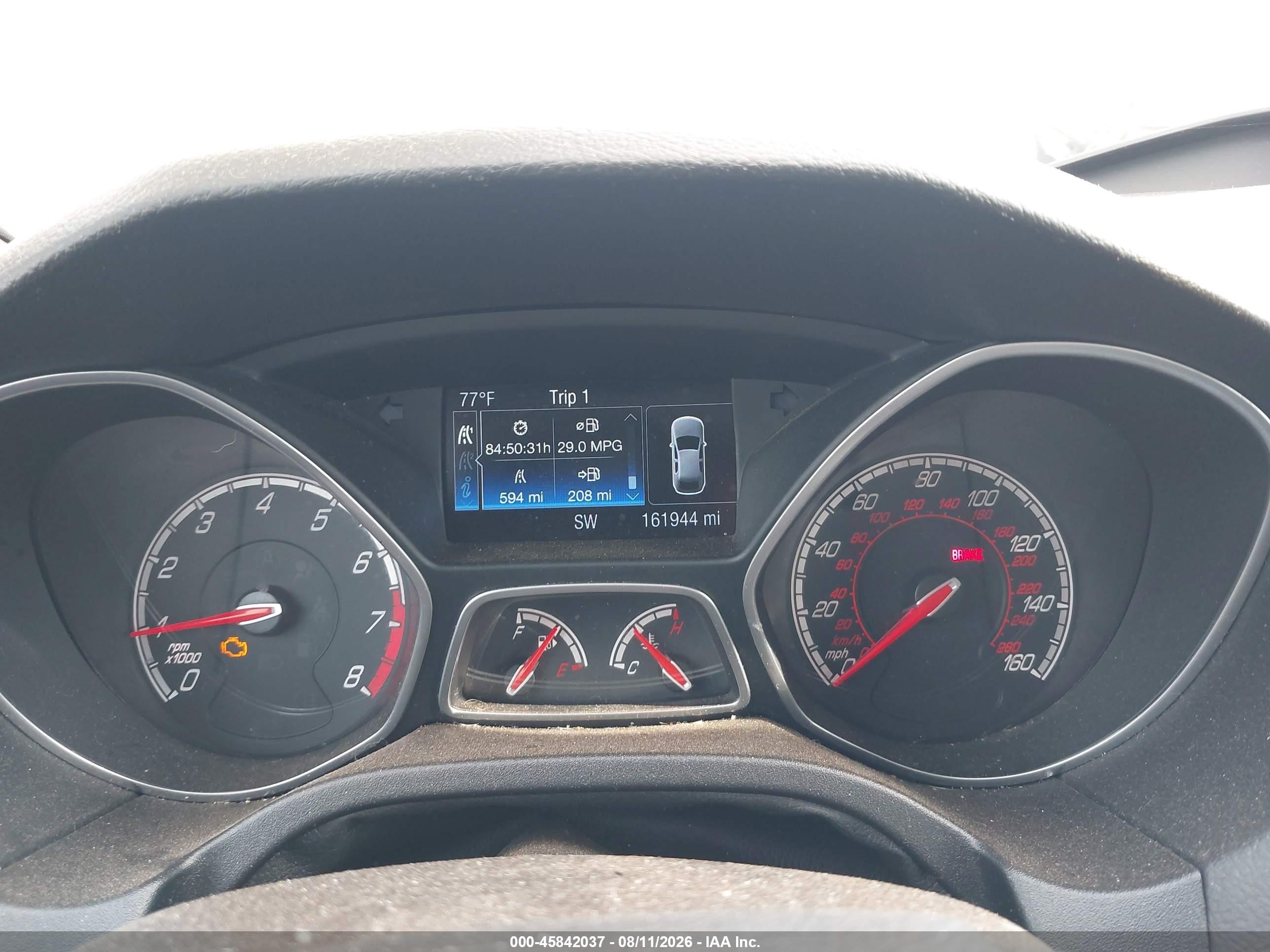 2014 Ford Focus St   Blue vin: 1FADP3L96EL338507