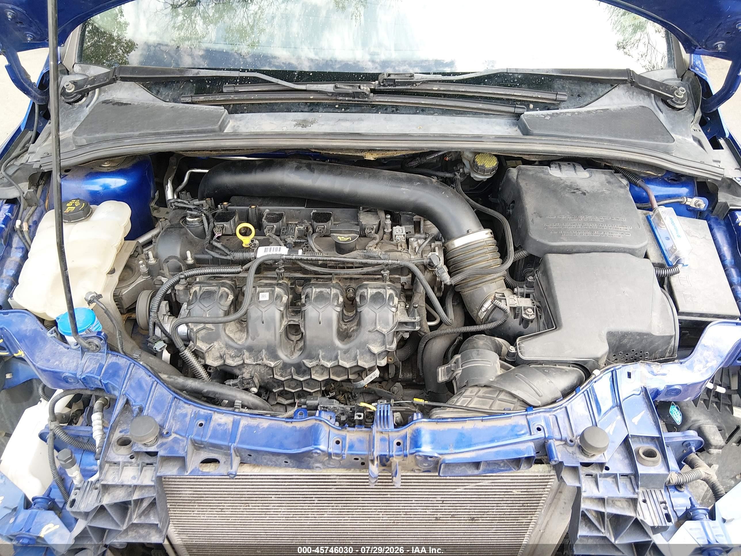 2014 Ford Focus St   Blue vin: 1FADP3L96EL373595