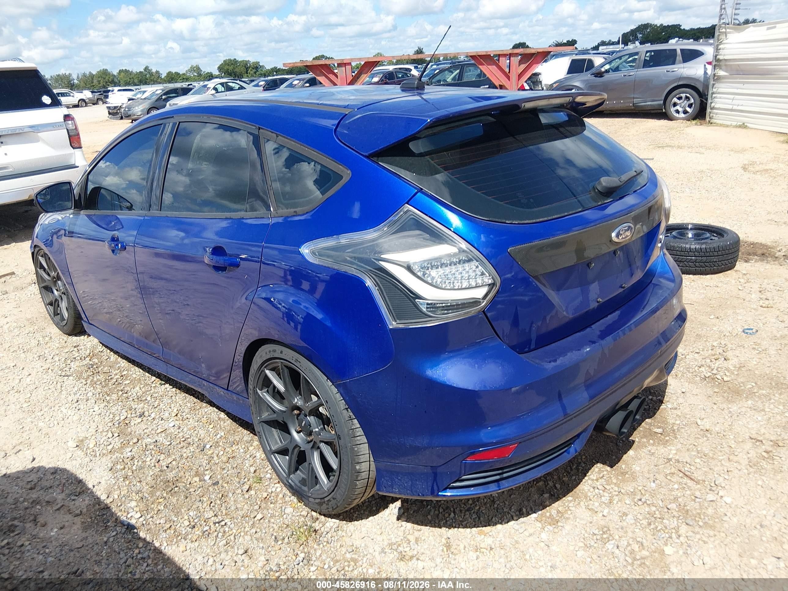 2014 Ford Focus St   Blue vin: 1FADP3L96EL427204