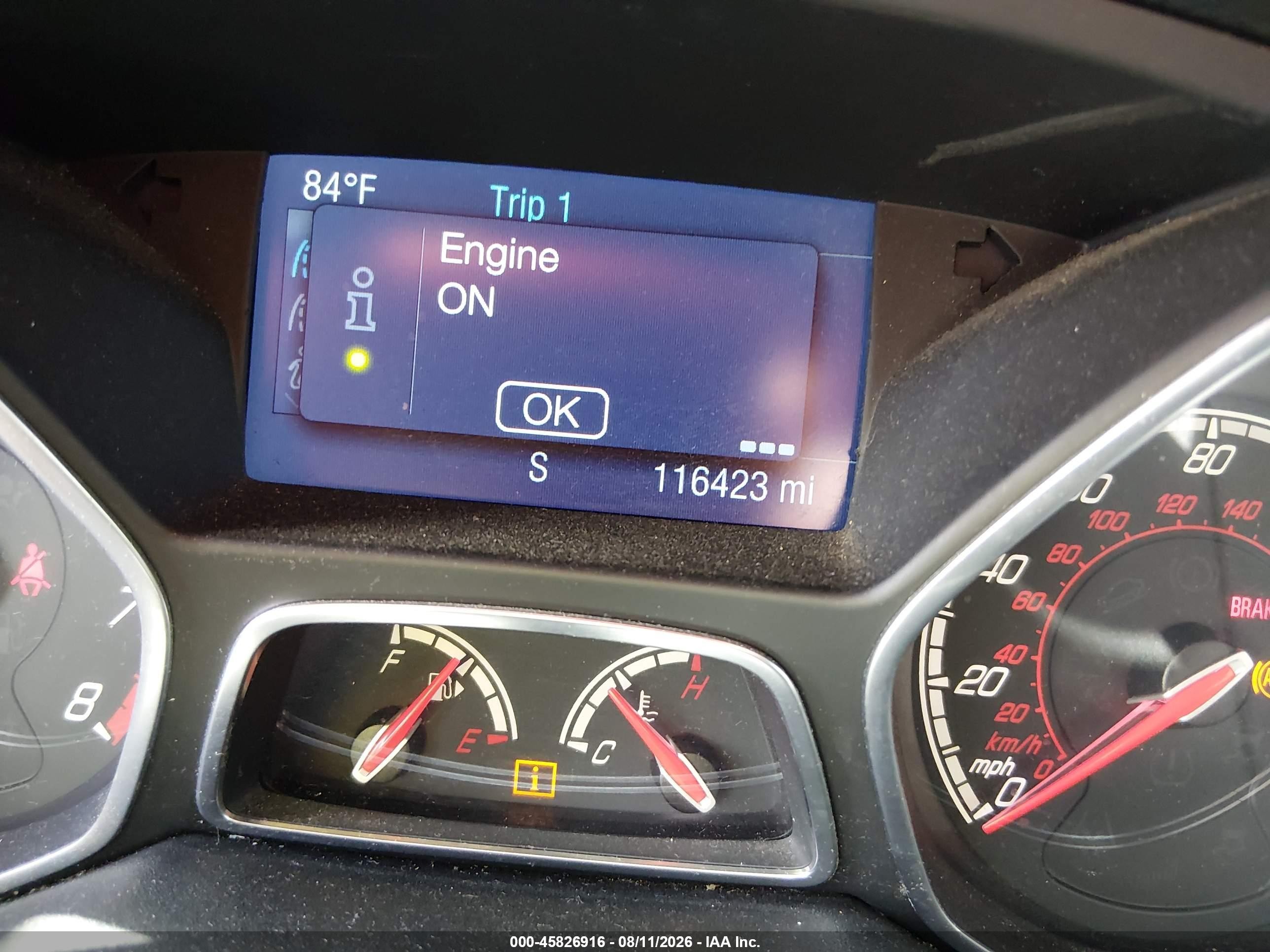 2014 Ford Focus St   Blue vin: 1FADP3L96EL427204